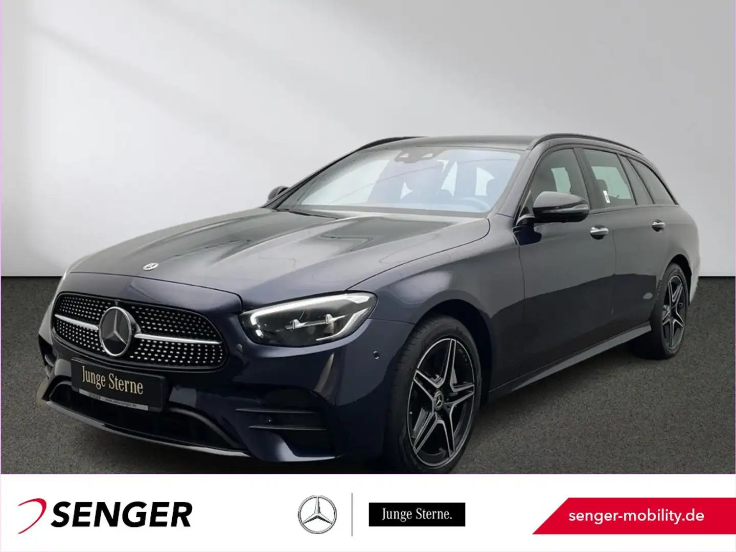 Mercedes-Benz E 300 de 4M T AMG Distronic 360°-Kamera LED AHK Blau - 1