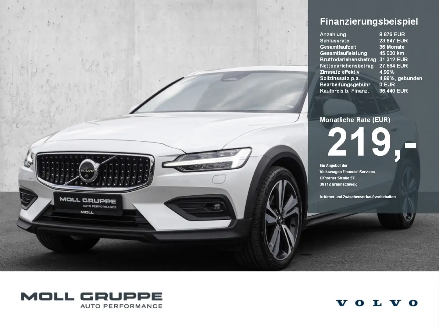 Volvo V60 Cross Country B4 AWD Plus Pano Sthz ,360Grad Weiß - 1