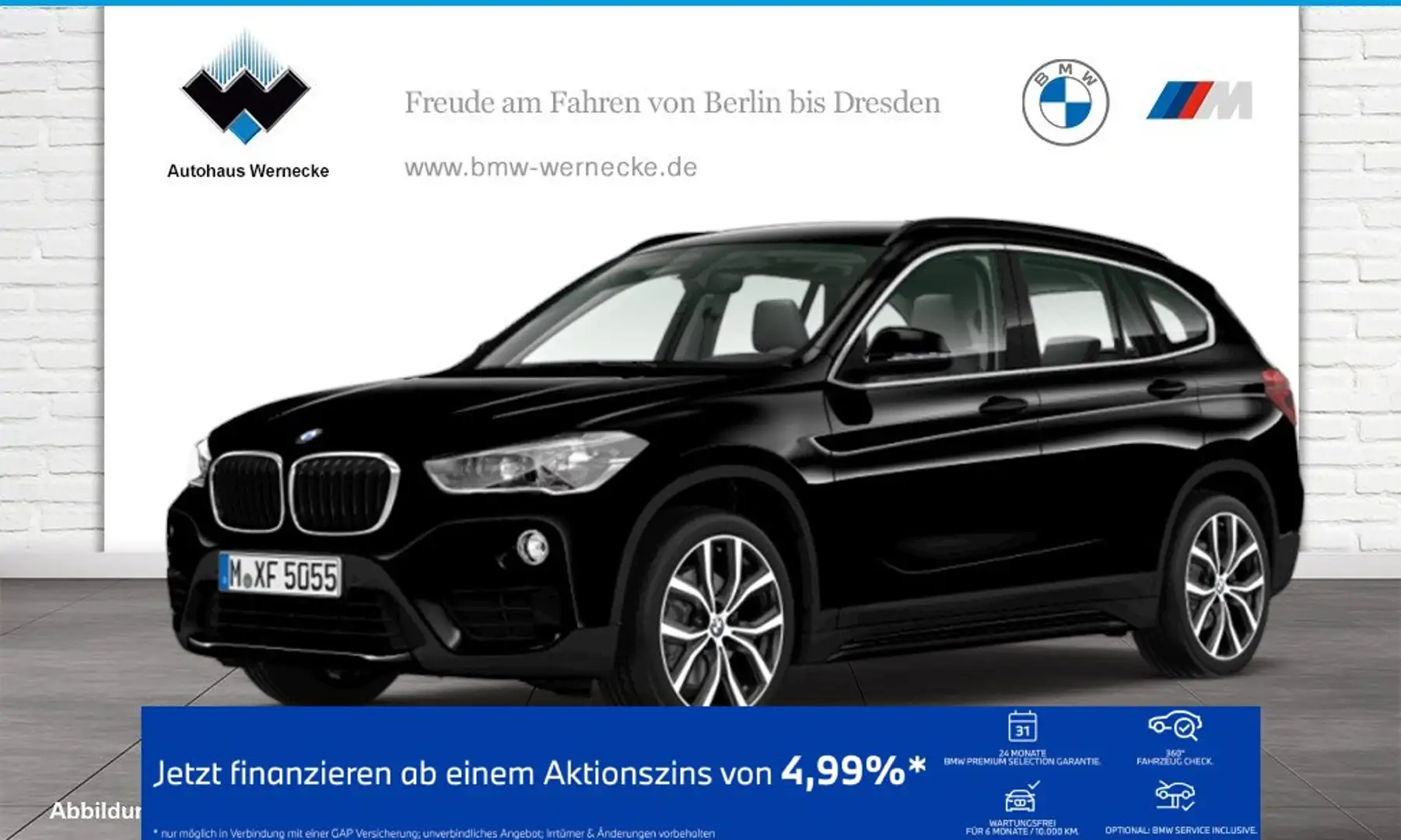 BMW X1 sDrive20i Sport Line Head-Up HK HiFi DAB LED Schwarz - 1