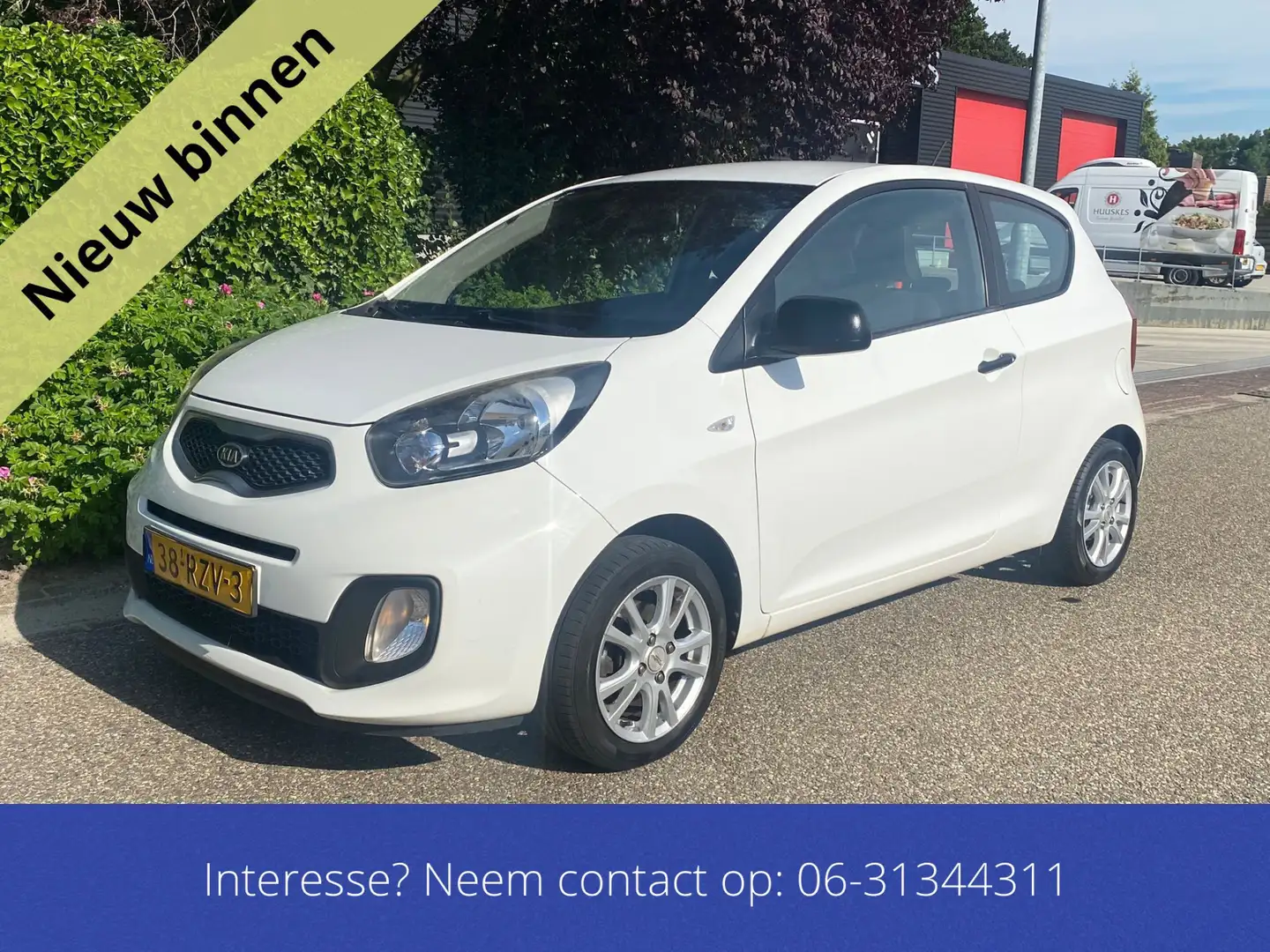 Kia Picanto 1.0 CVVT Airco Nieuwe Apk . Blanc - 1