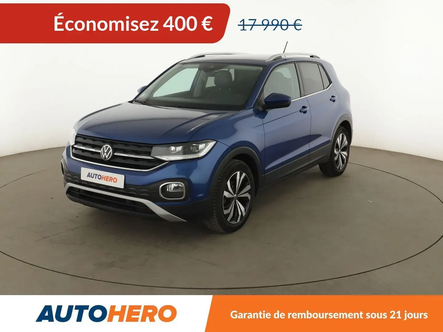 Volkswagen T-Cross 1.0 TSI Carat DSG Bleu - 1