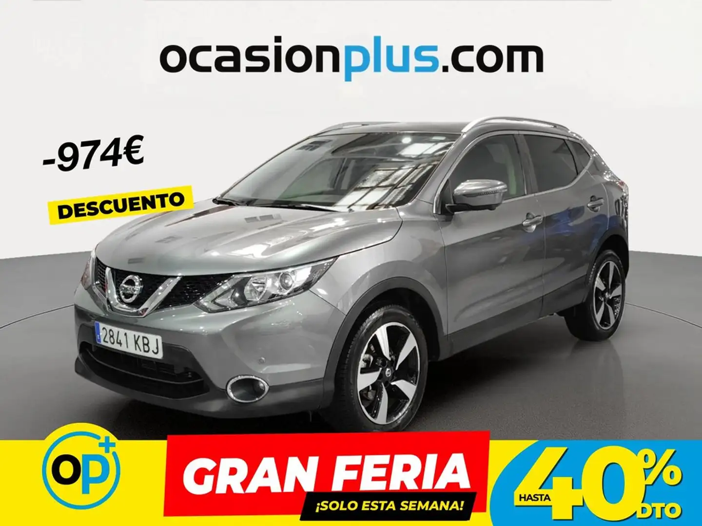Nissan Qashqai 1.2 DIG-T N-Connecta 4x2 XTronic Gris - 1