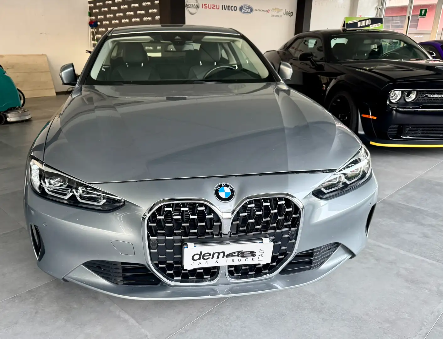 BMW 420 420d Coupe Sport Auto Elettrica/ Diesel Grijs - 1