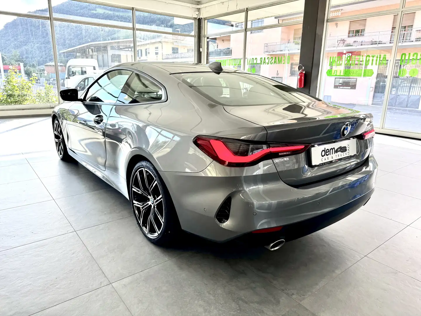 BMW 420 420d Coupe Sport Auto Elettrica/ Diesel Grigio - 2