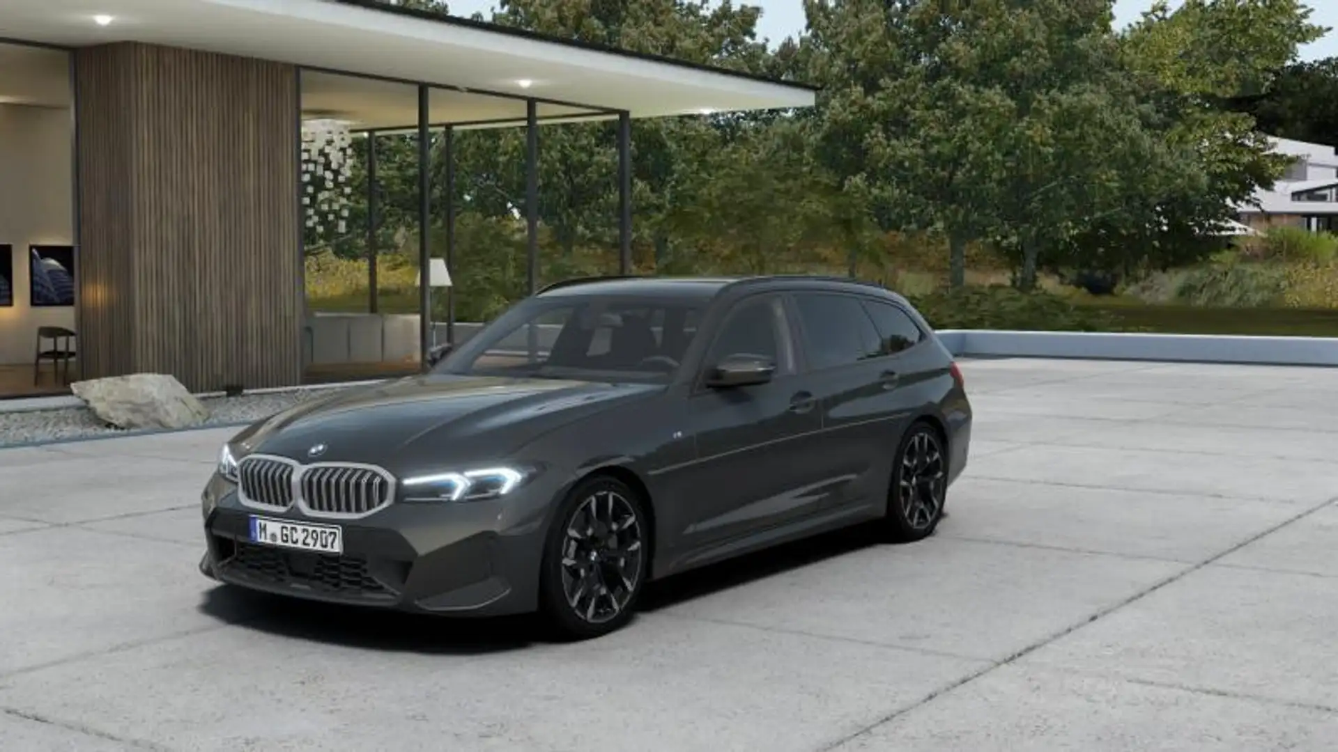 BMW 318 d Touring mhev 48V Msport auto Grigio - 1