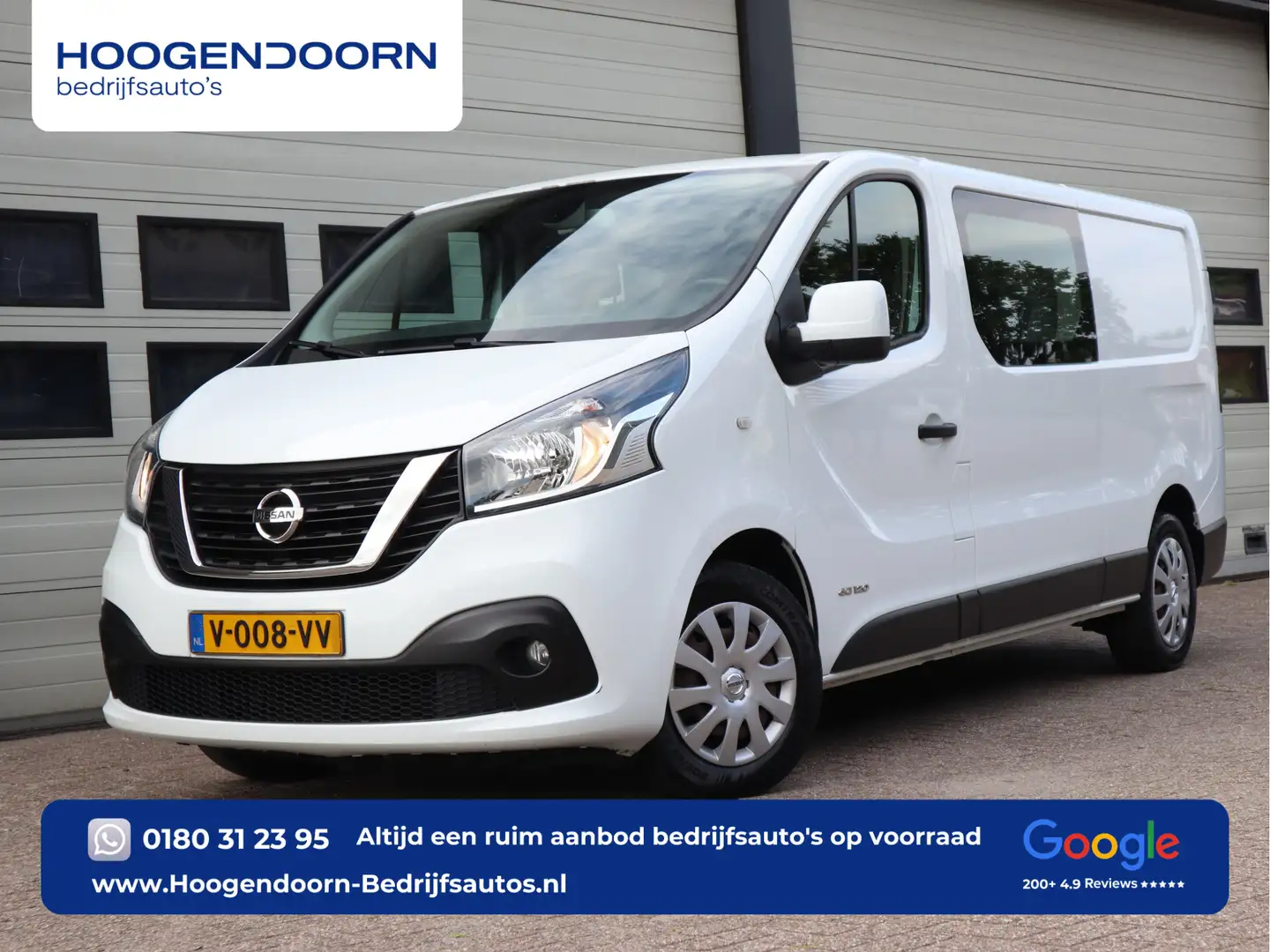 Nissan NV300 1.6 dCi 120 pk Euro 6 - L2 Lang - Dubbele Cabine D Wit - 1