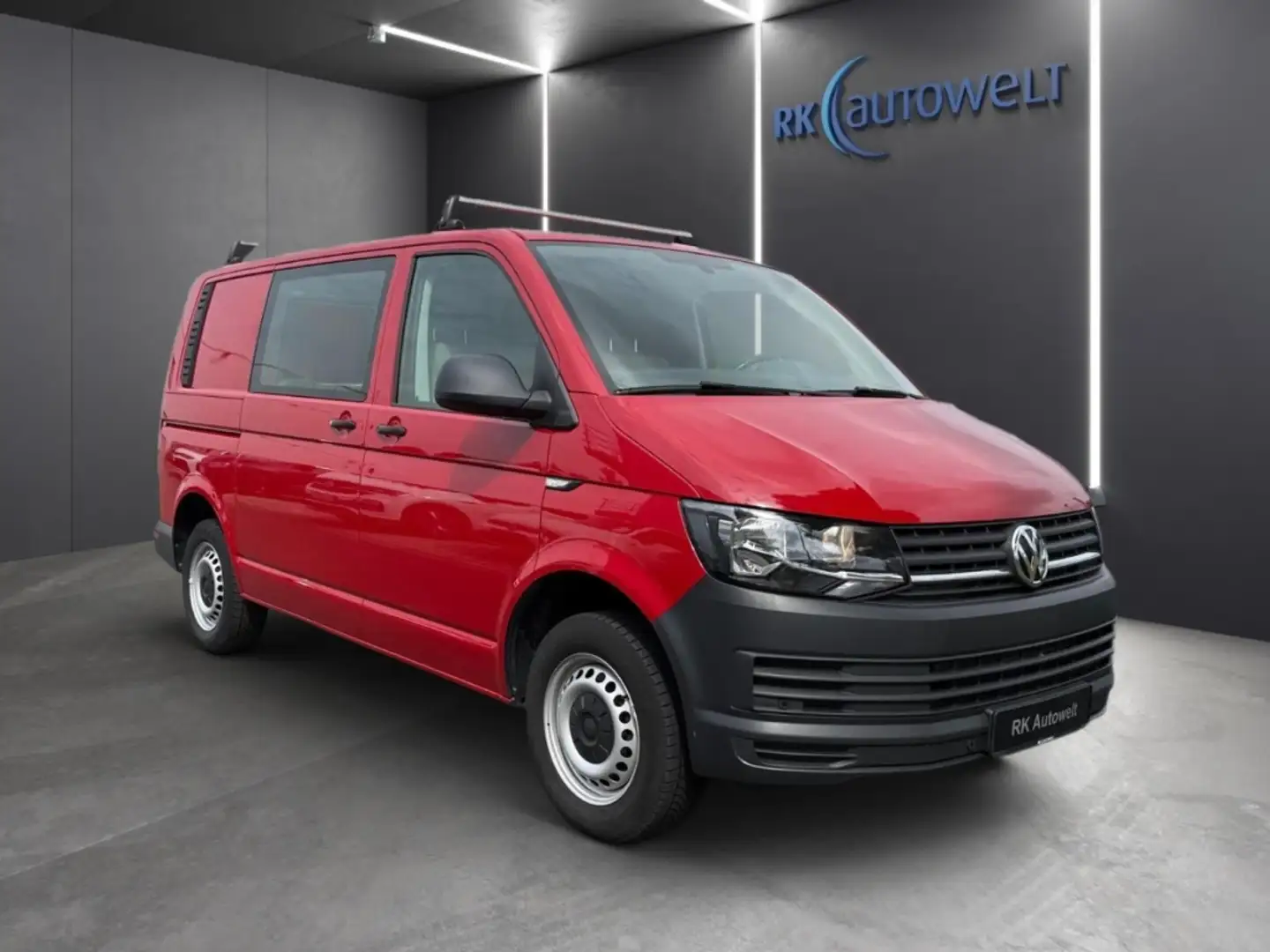 Volkswagen Transporter Kasten-Kombi 2.0 TDI Navi AHK Rot - 2