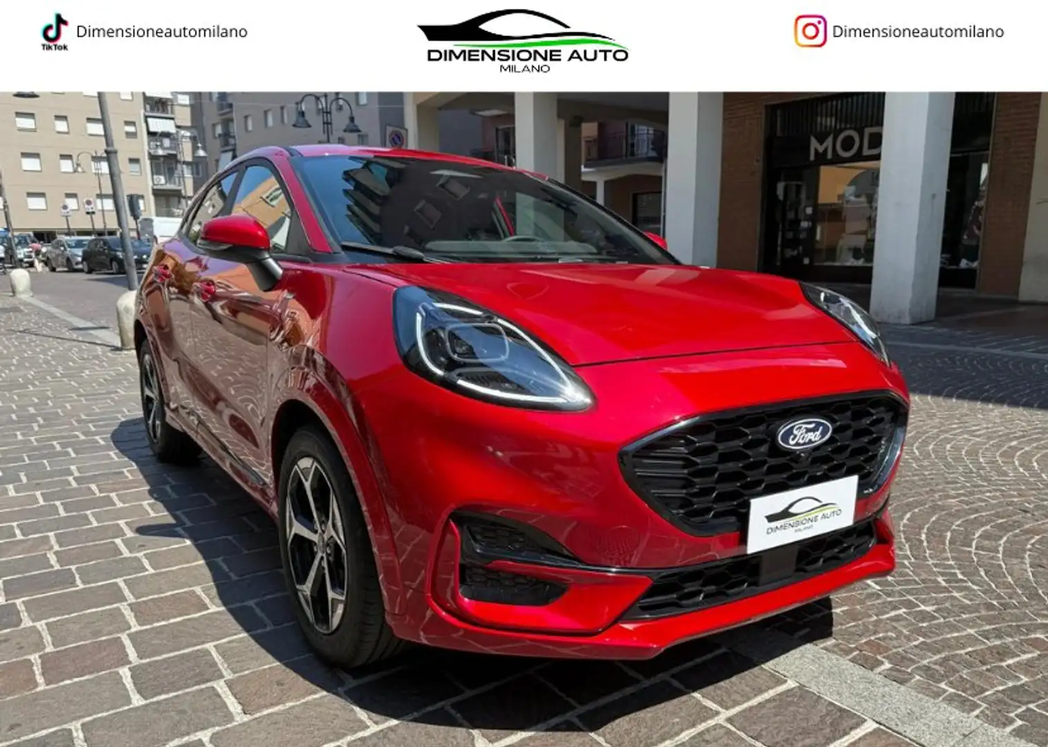 Ford Puma Puma II 2024 1.0 ecoboost h ST-Line125cv Rosso - 1