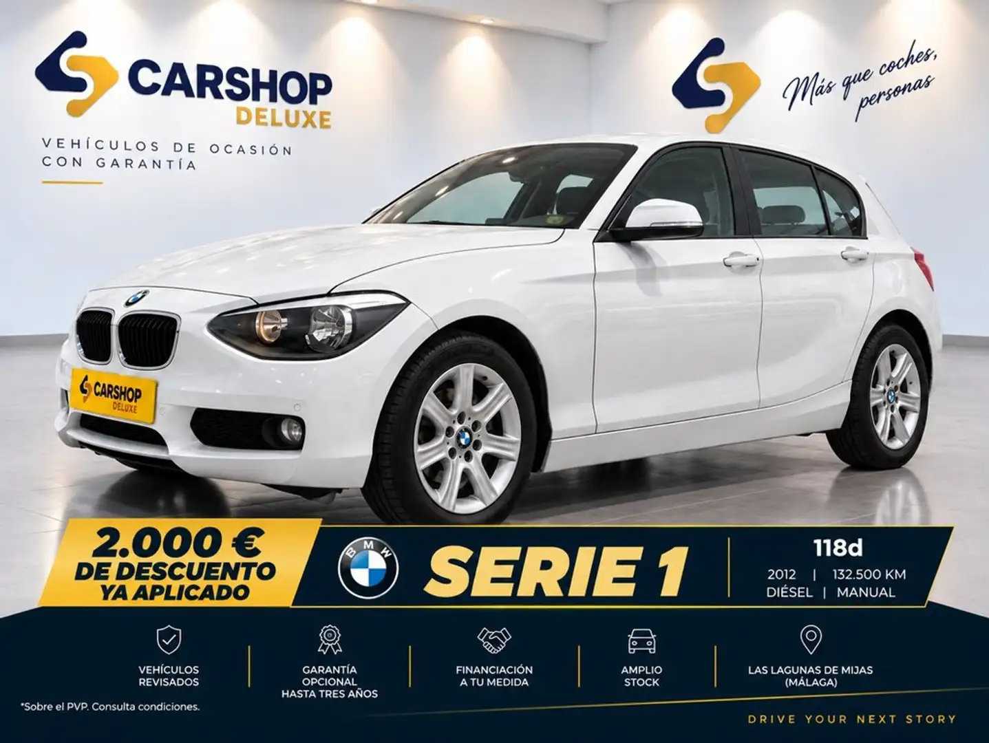 BMW 118 118d Blanco - 1
