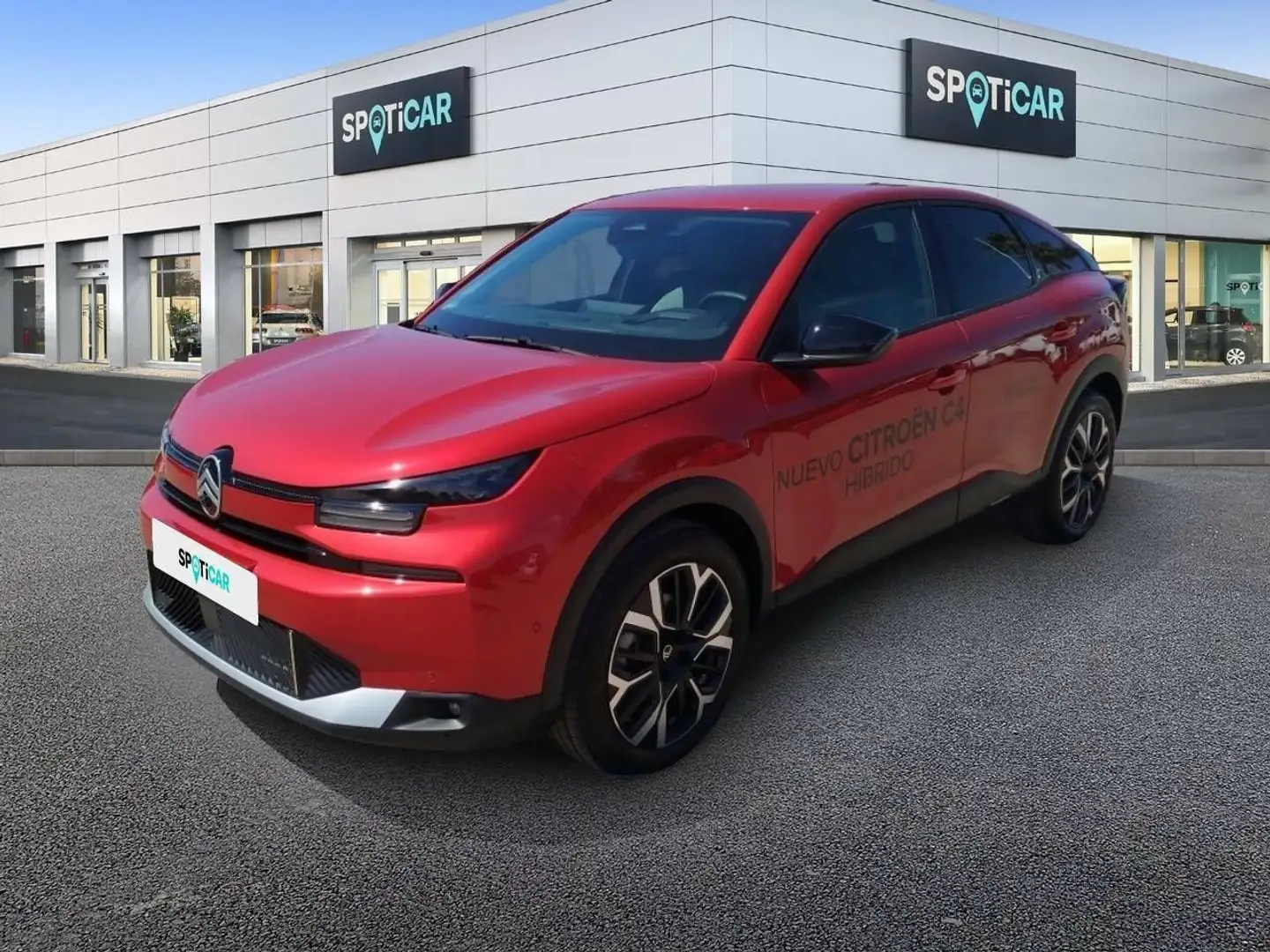 Citroen C4 Hybrid 136 e-DCS6 Max Rouge - 1