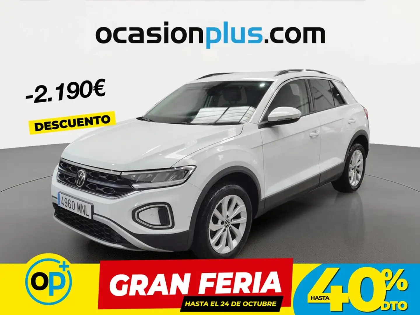 Volkswagen T-Roc 2.0TDI Life DSG7 110KW Blanco - 1