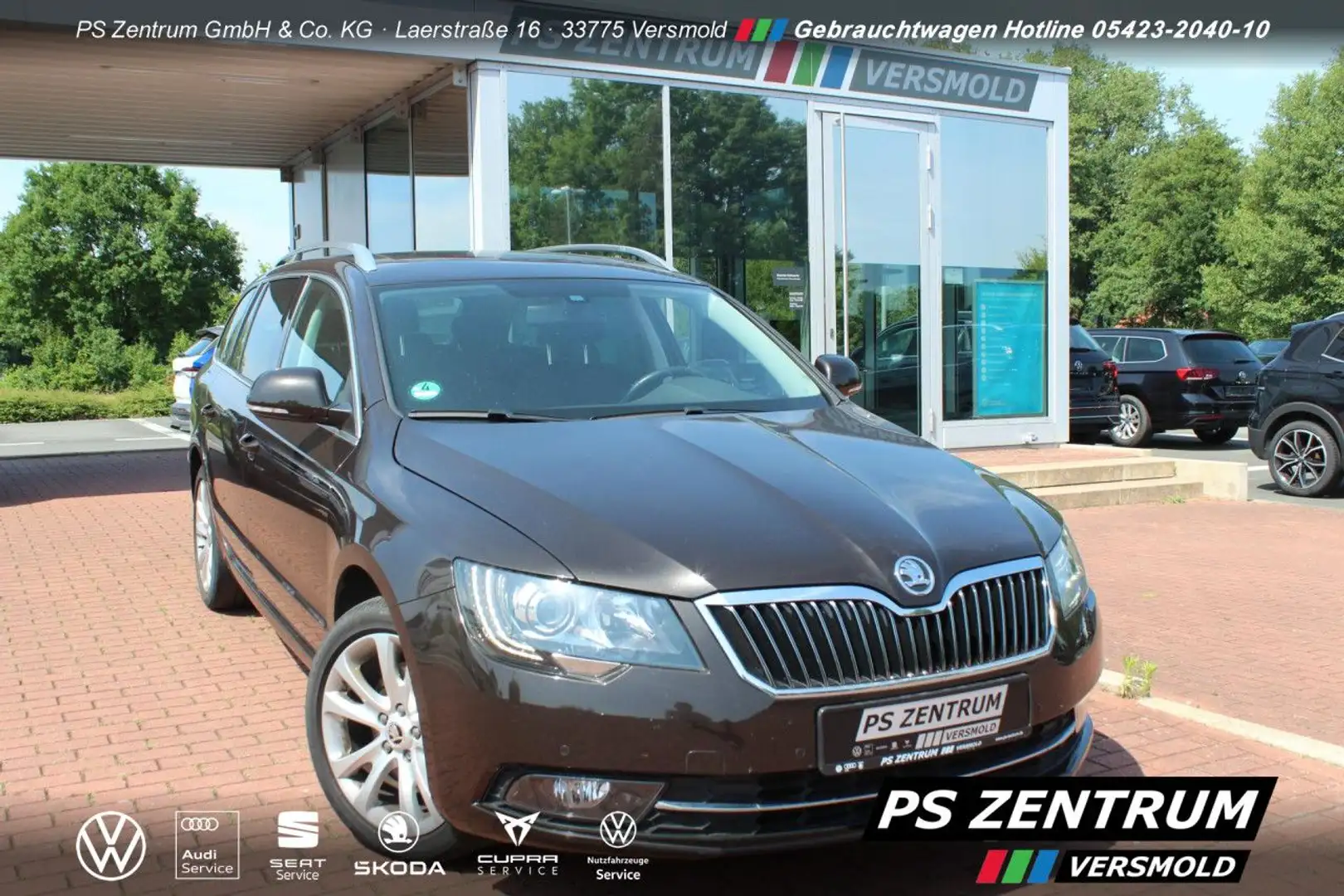 Skoda Superb 2.0 TDI DSG Ambition biXENON PANO NAVI Braun - 1