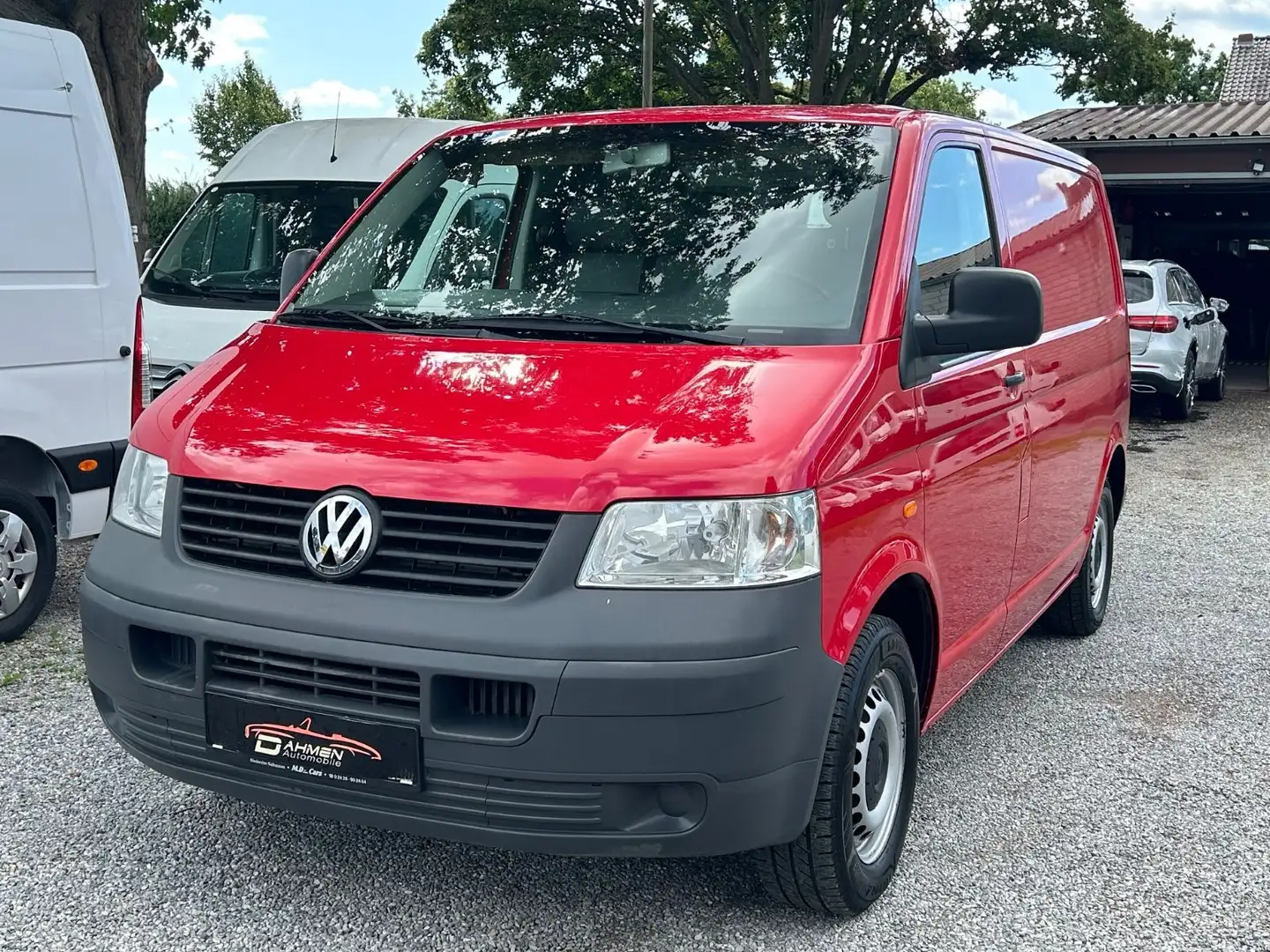 Volkswagen T5 Transporter Kasten-Kombi*Schaltgetriebe*... Rojo - 1