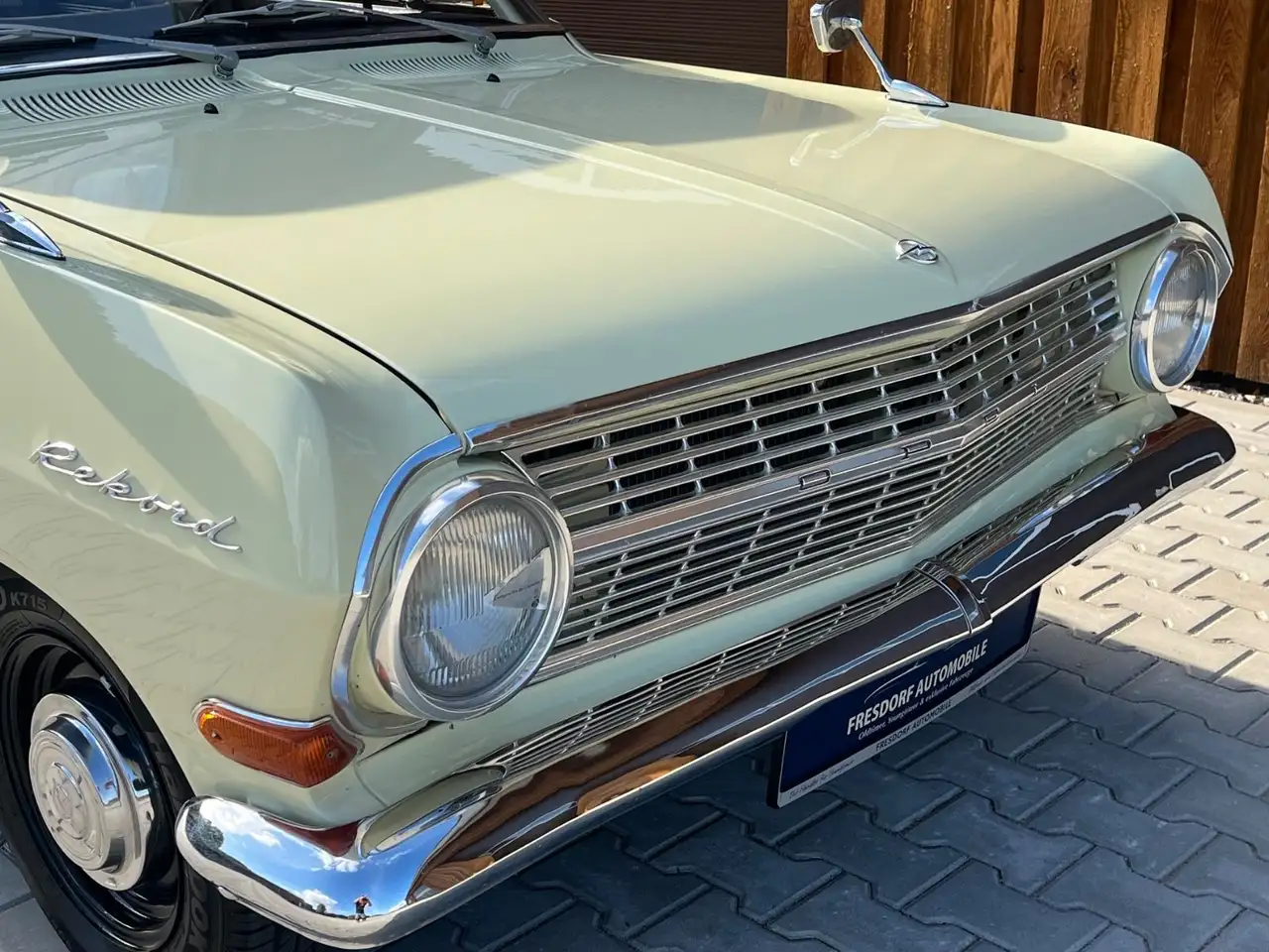 Opel Rekord A Olympia, Sitzbank, Lenkradschaltung, foto 9