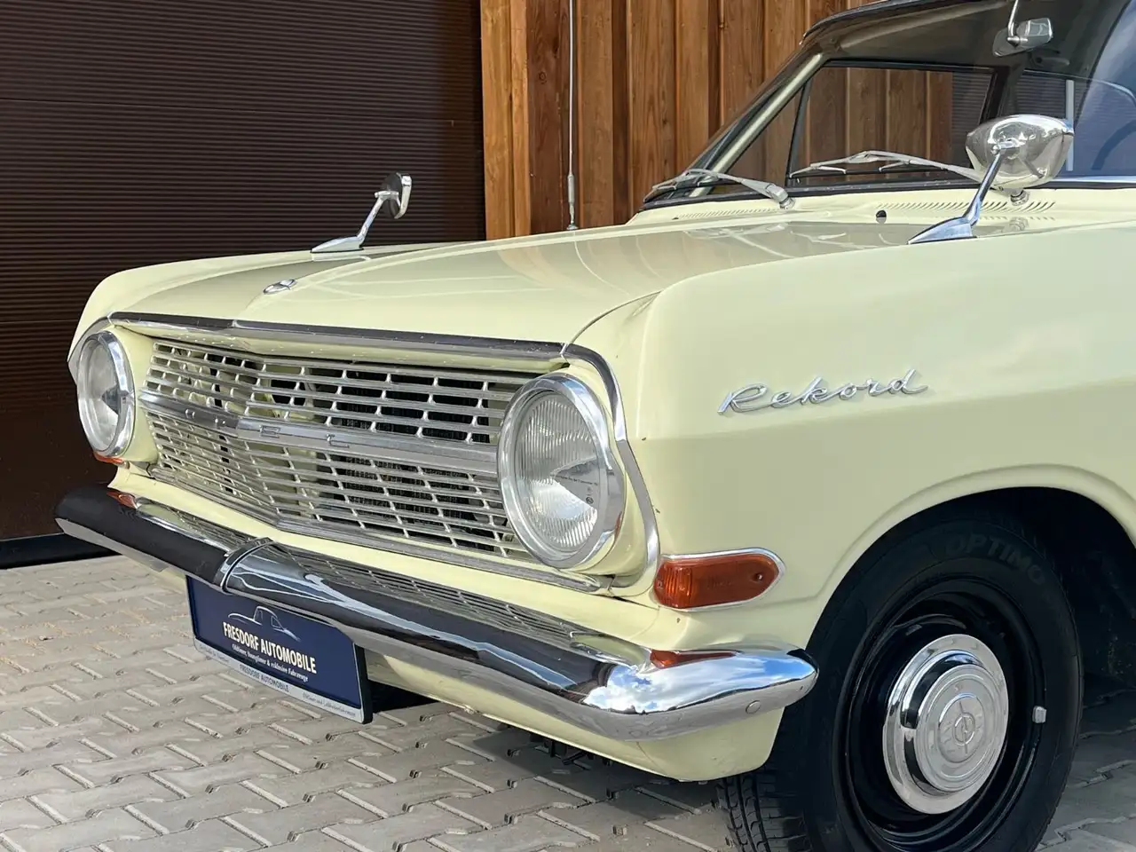 Opel Rekord A Olympia, Sitzbank, Lenkradschaltung, foto 7