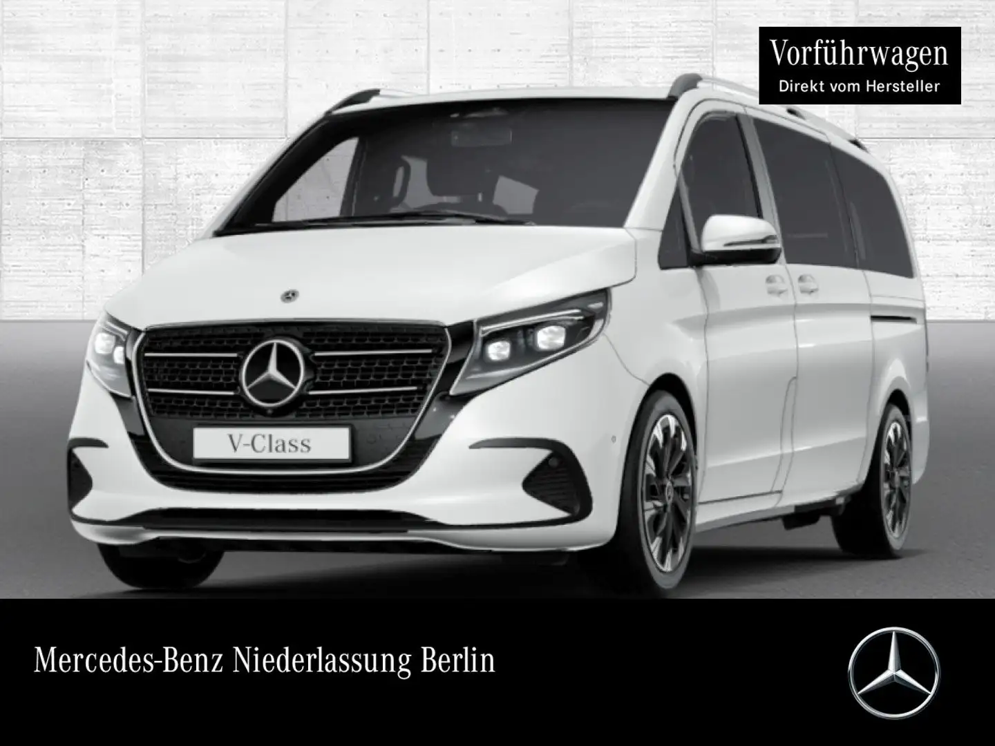 Mercedes-Benz V 300 d STYLE+9G+AHK+StandHZ+Klimaautom.+Navi+DIS Weiß - 1
