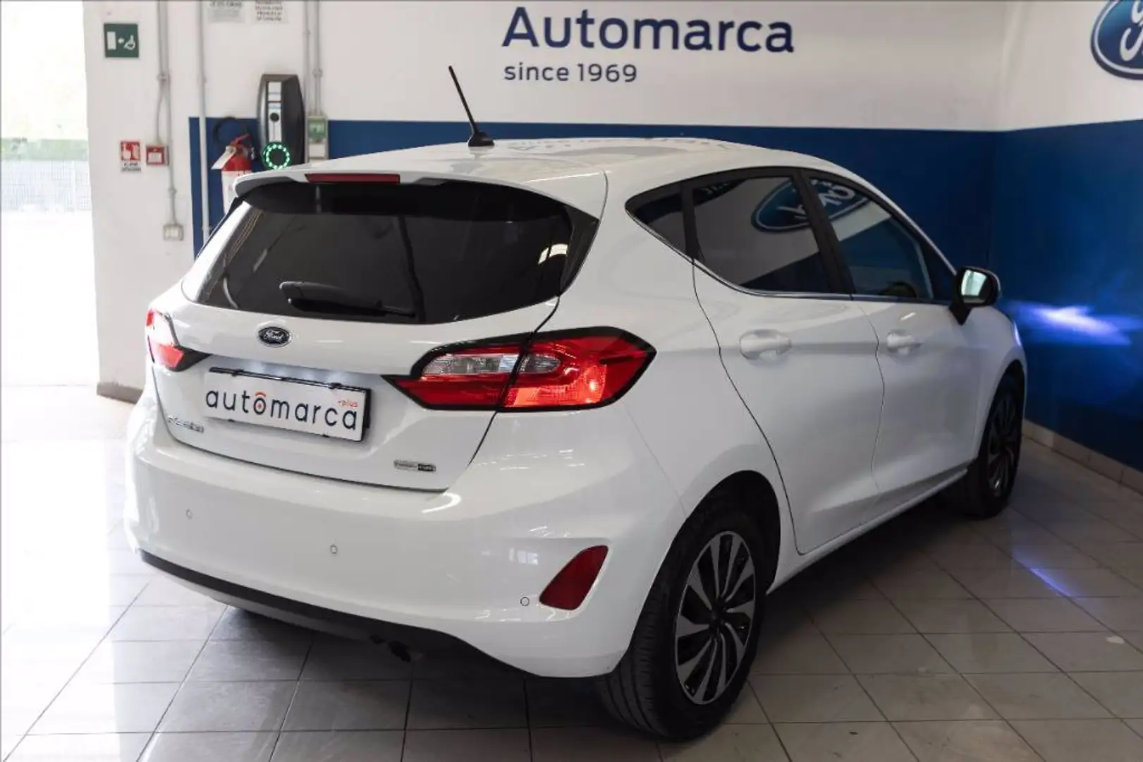 Ford Fiesta 5p 1.0 ecoboost h Titanium 125cv Bianco - 2