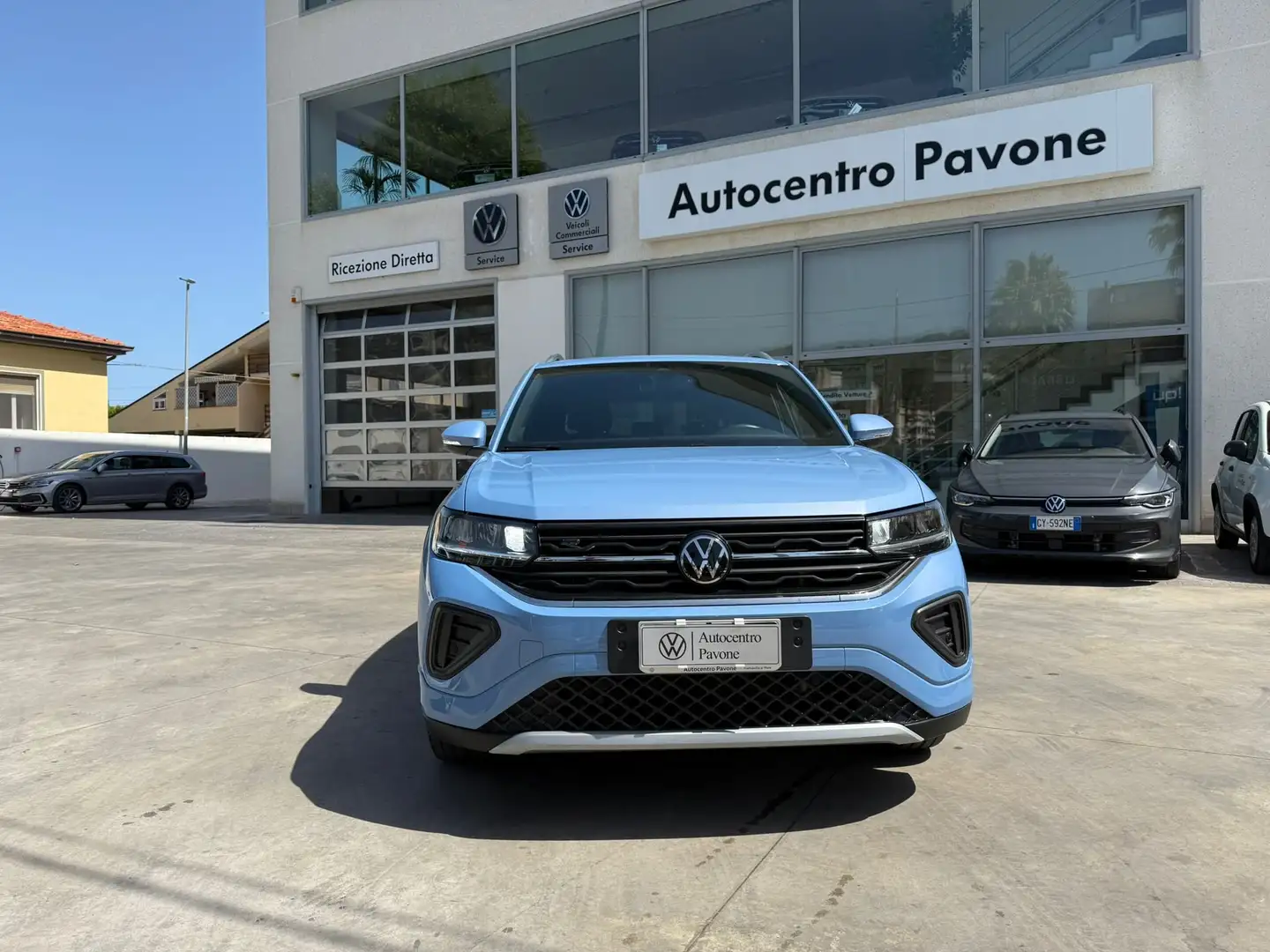 Volkswagen T-Cross 1.0 tsi R-Line 115cv dsg-IQ Drive-Kamera-Tech Pack Blu/Azzurro - 2