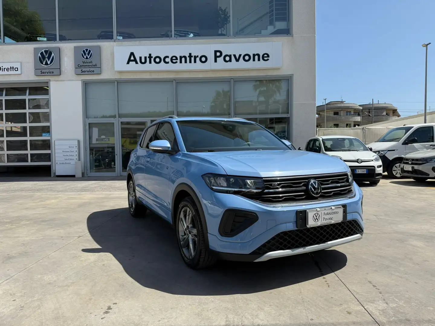 Volkswagen T-Cross 1.0 tsi R-Line 115cv dsg-IQ Drive-Kamera-Tech Pack Blu/Azzurro - 1