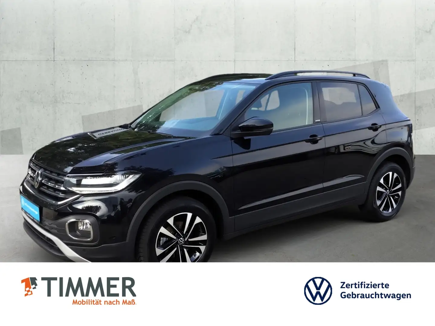 Volkswagen T-Cross 1.0 TSI DSG United *NAVI*KAMERA*ACC*LED Schwarz - 1