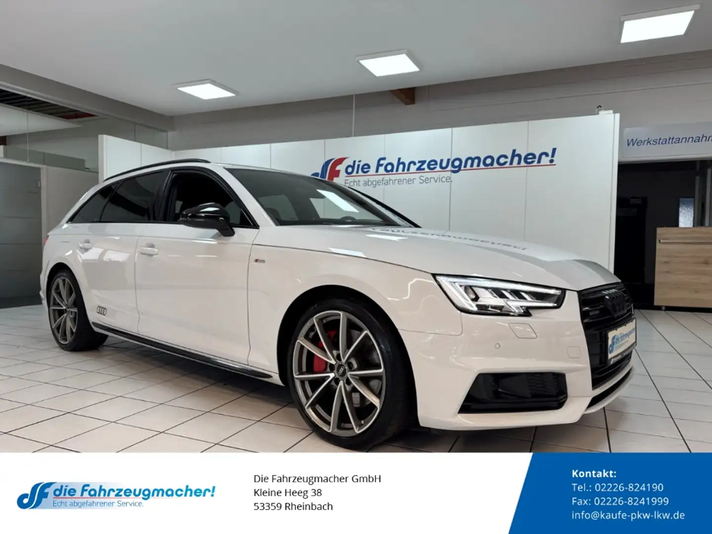 Audi A4 Avant quattro sport 3.0 TDI S line S-line Sportpak Blanco - 1