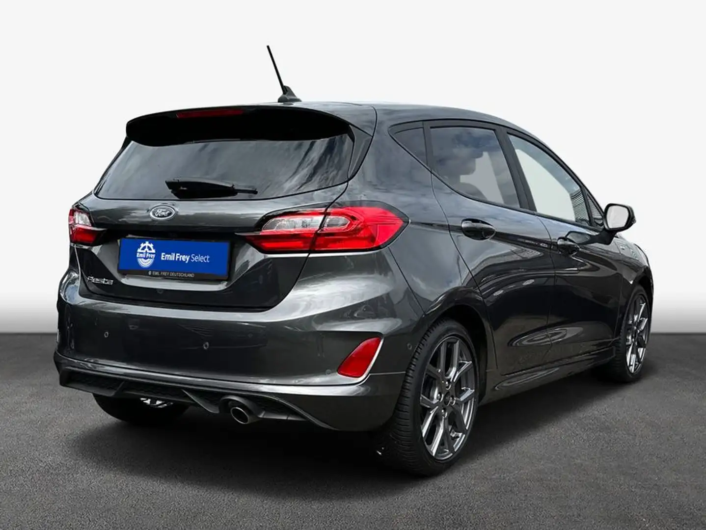 Ford Fiesta 1.0 EcoBoost S&S ST-LINE *NAVI*ACC*LED* Gris - 2