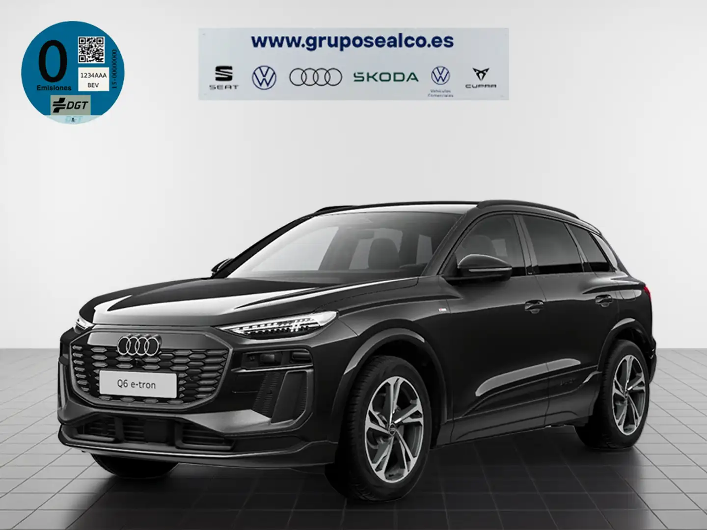 Audi Q6 e-tron performance S line 225kW 100KWh Negro - 1