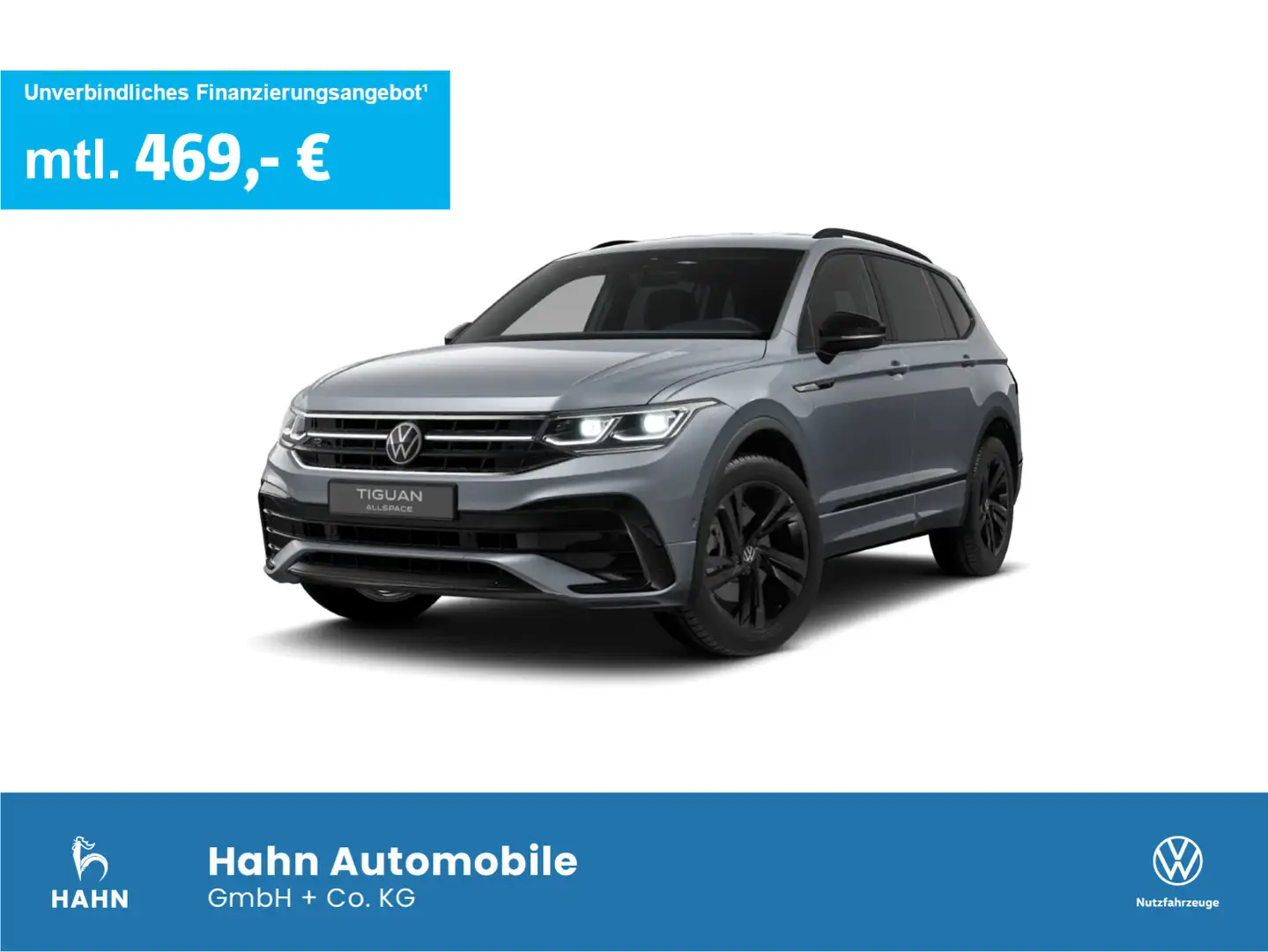 Volkswagen Tiguan Allspace R-Line 2,0 l TSI 4MOTION 190PS A Grau - 1