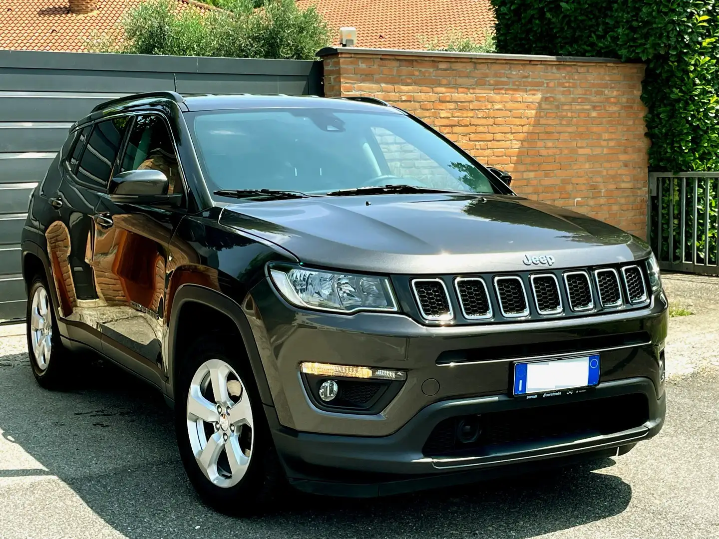 Jeep Compass 1.4 benzina- 54200km-Pelle/Tessuto,Nav,Camera-2019 Gris - 1