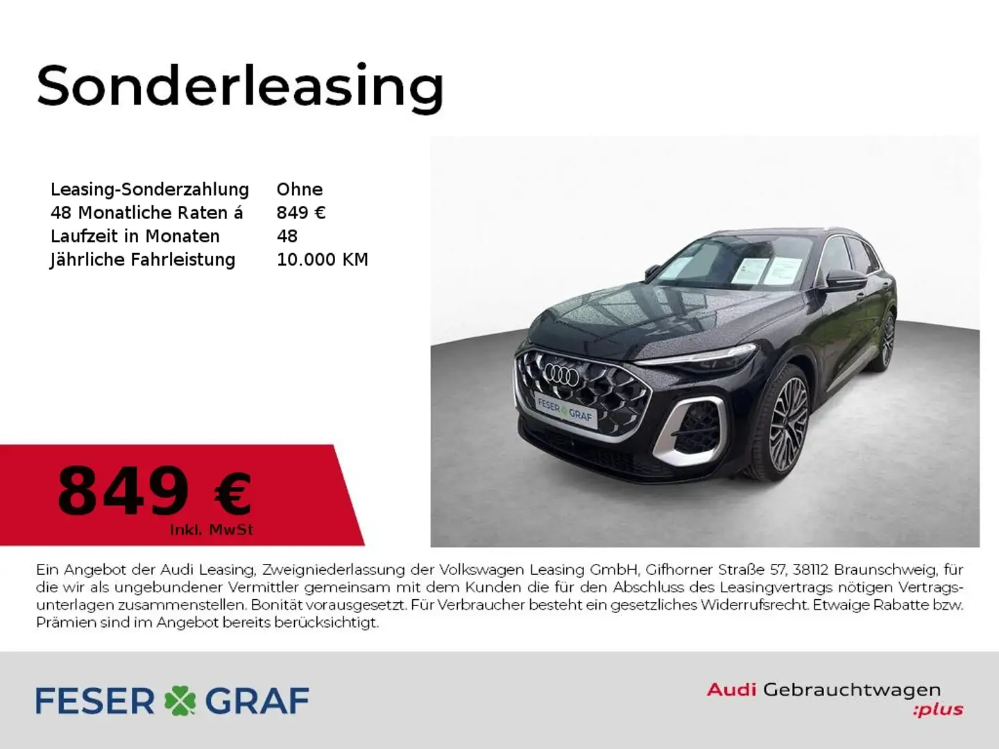 Audi SQ5 270KW TFSI S tronic S line - PANO - Tech pro Schwarz - 1