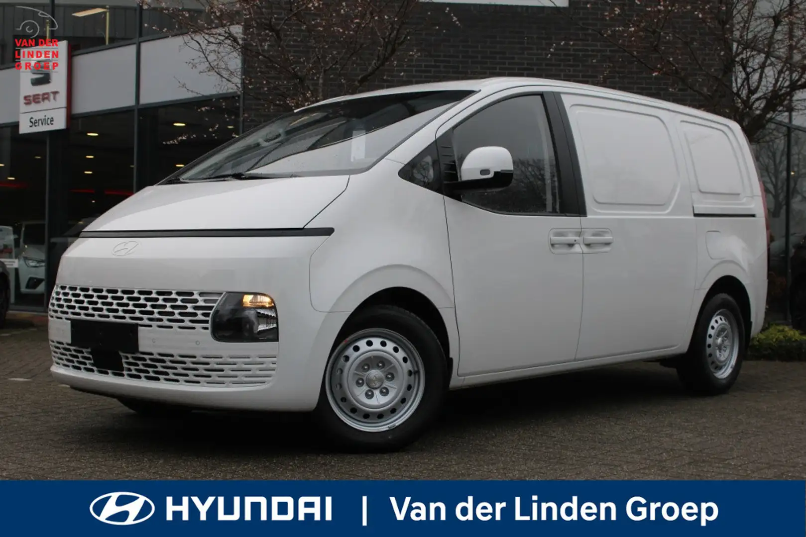 Hyundai STARIA 1.6T Hybride 225pk Gesloten Bestelwagen | BPM Vrij Wit - 1