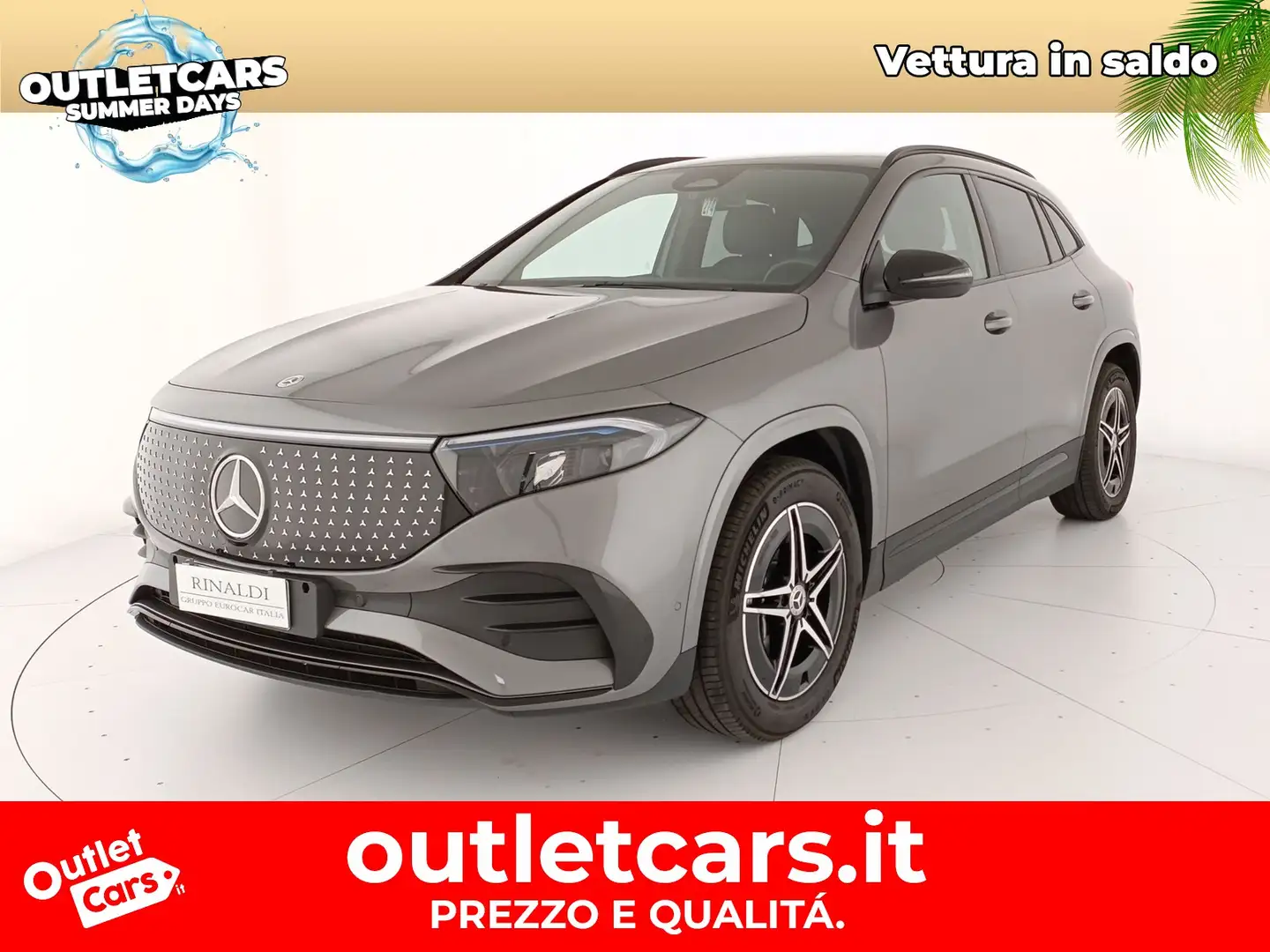 Mercedes-Benz EQA 350 350 amg line premium 4matic Grigio - 1