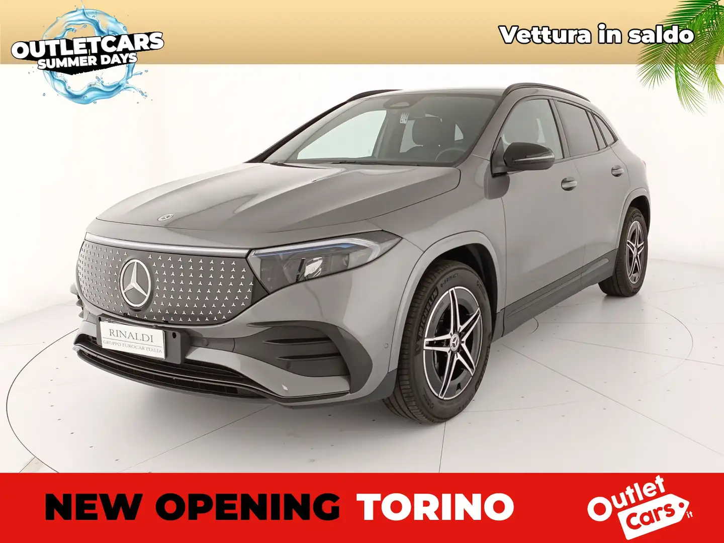 Mercedes-Benz EQA 350 350 amg line premium 4matic Grijs - 1