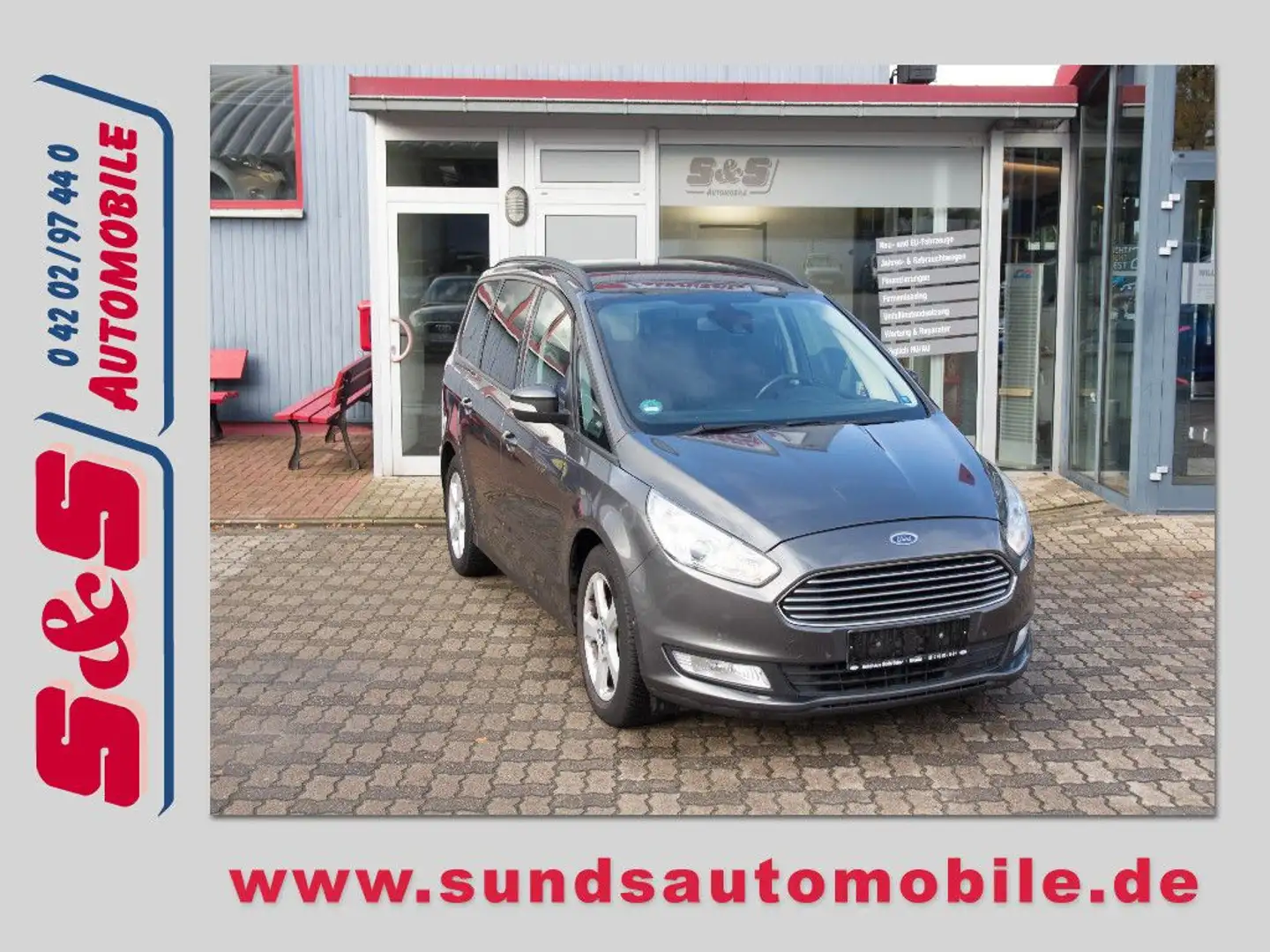 Ford Galaxy 2.0 TDCi Business 7-Sitzer NAVI,GJR Grau - 1