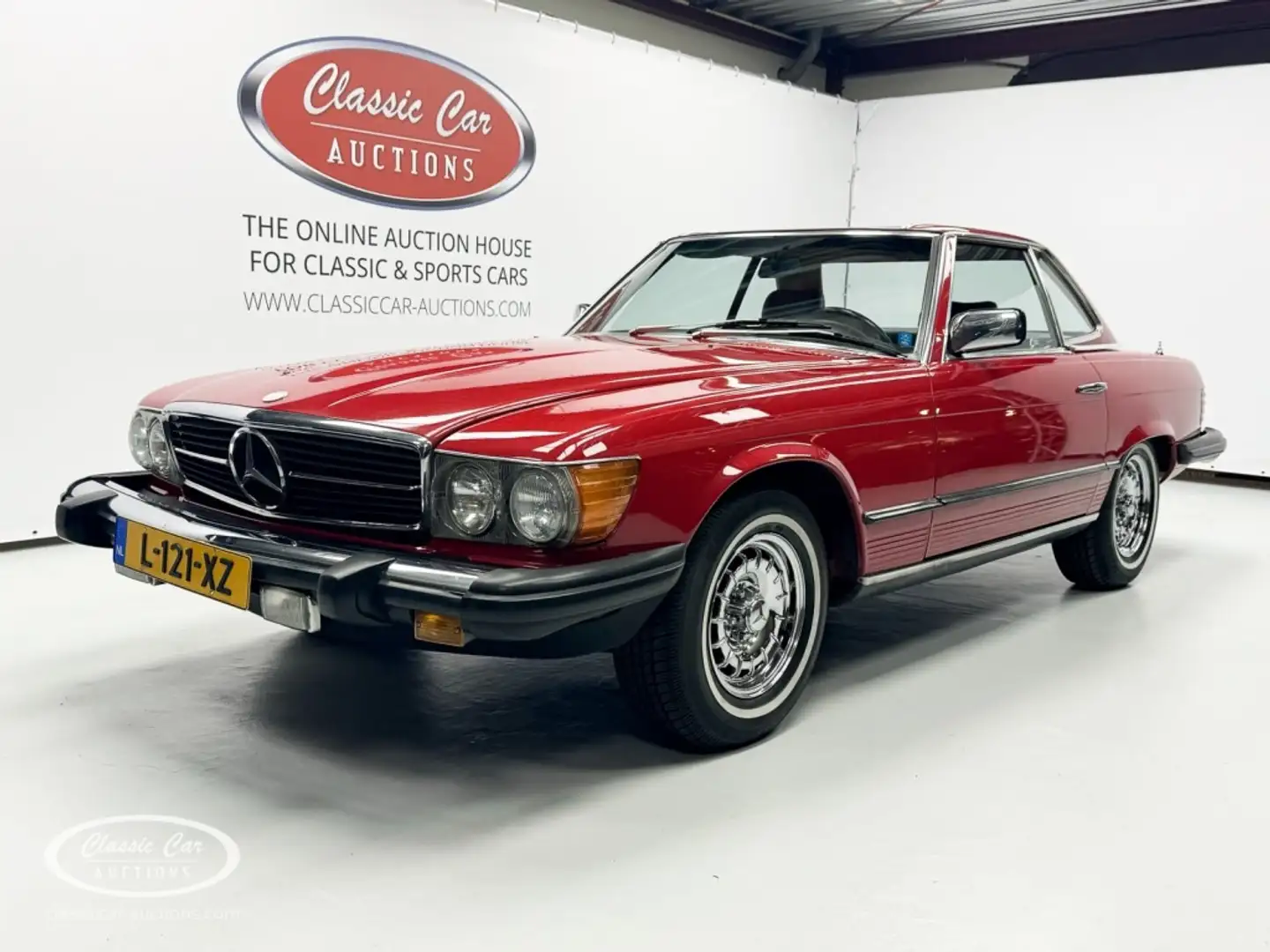 Mercedes-Benz 380SL   - ONLINE AUCTION Червоний - 1