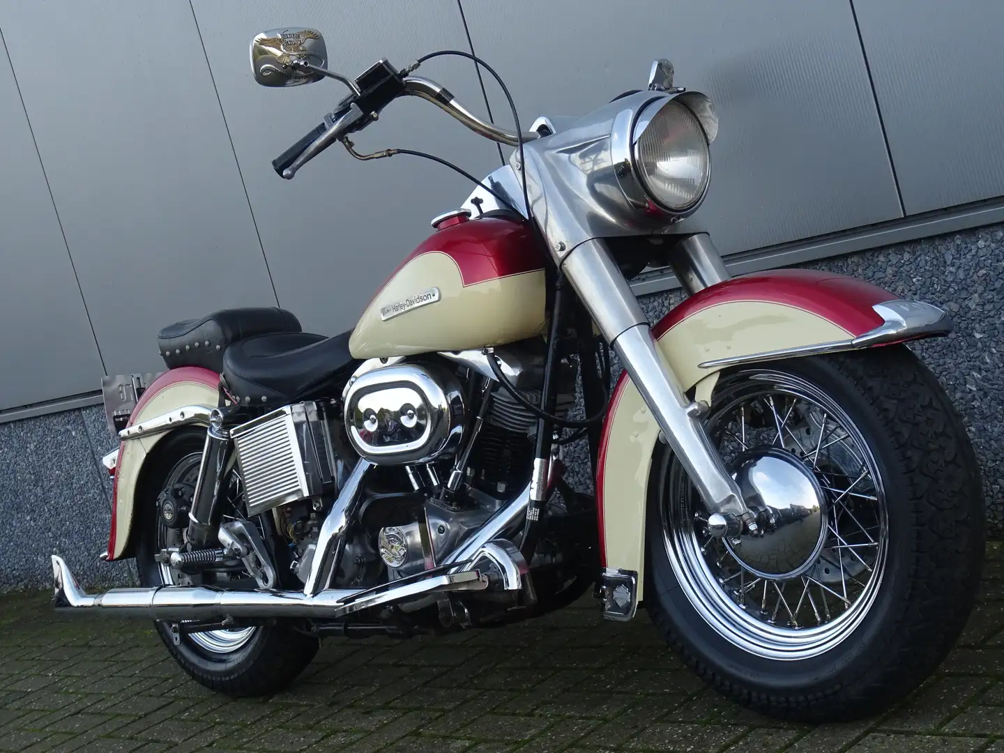 Harley-Davidson Electra Glide FLHF Piros - 2