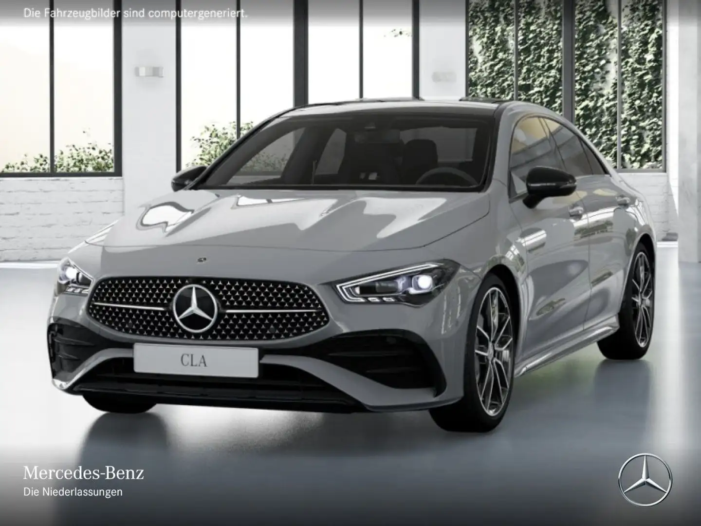 Mercedes-Benz CLA 250 e AMG+NIGHT+PANO+MULTIBEAM+KAMERA+KEYLESS Grau - 2