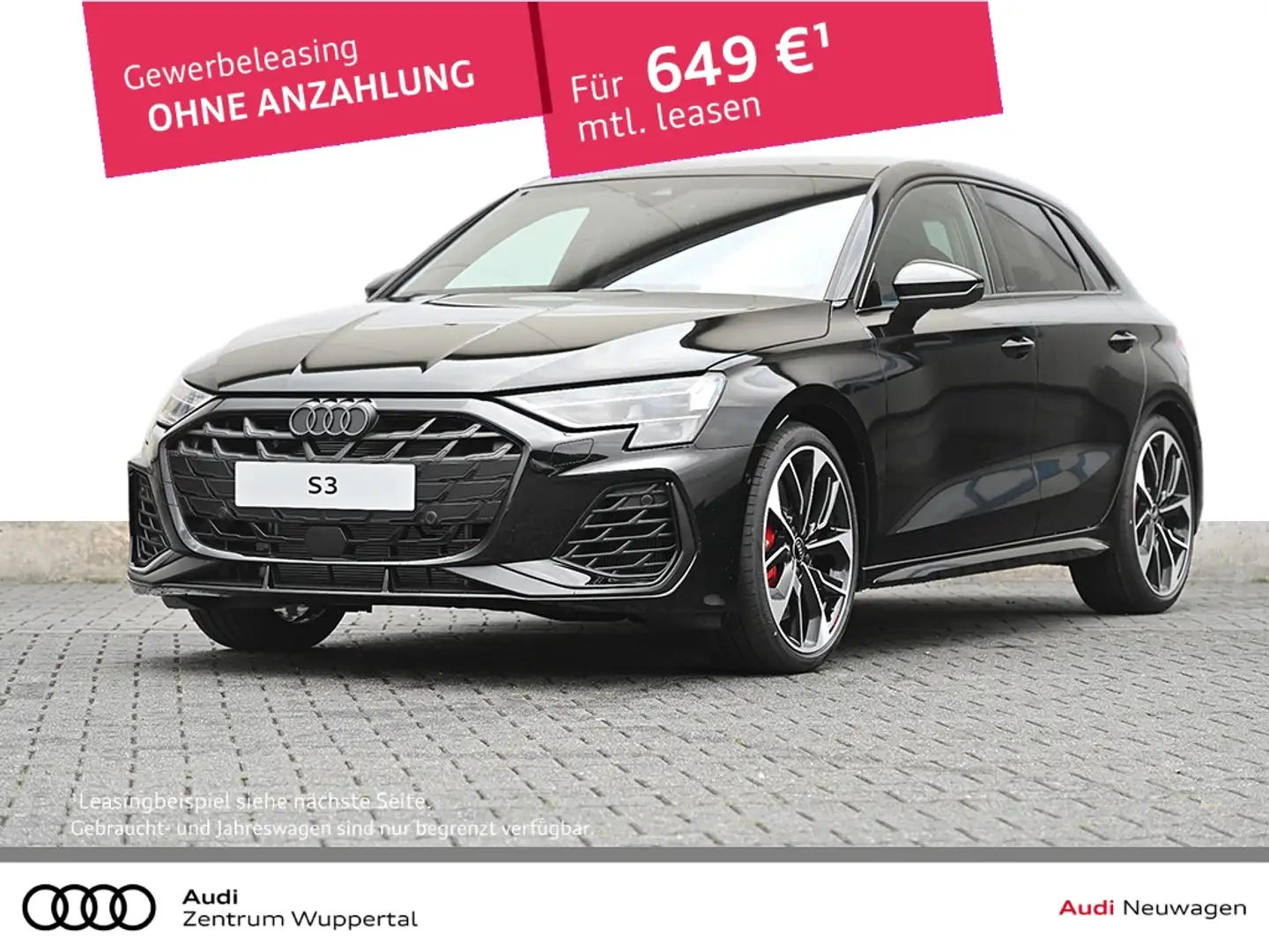 Audi S3 SPORTBACK TFSI PANO KAMERA LEDER MATRIX LED Schwarz - 1