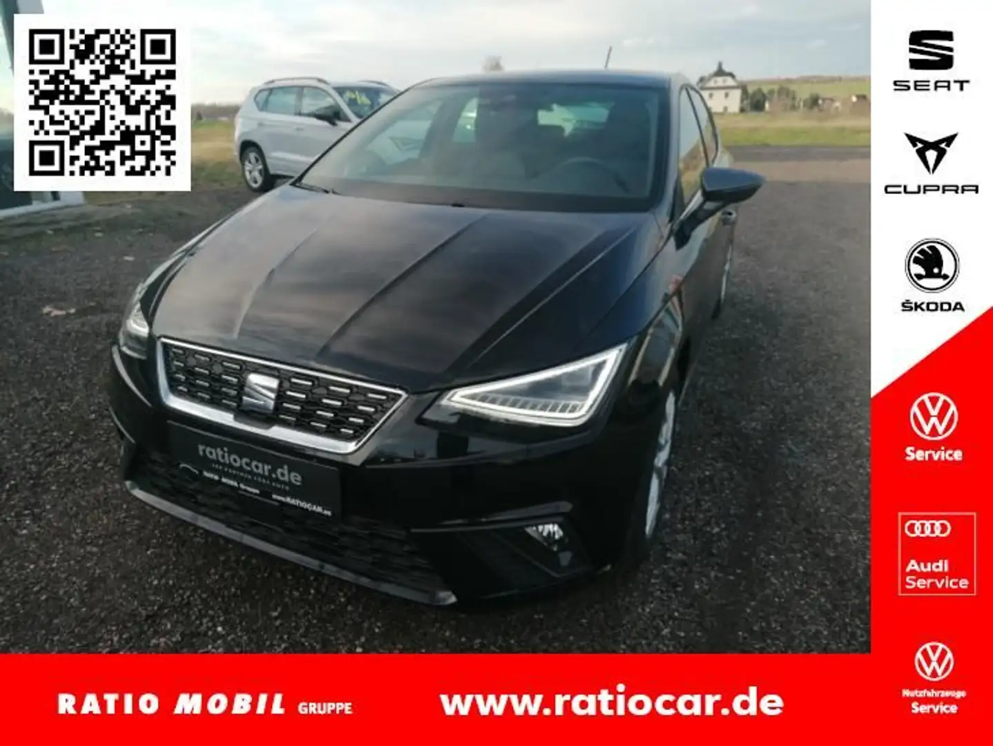 SEAT Ibiza IBIZA XCELLENCE 1.0 TSI NAVI SITZHEIZ. EINPARKH. Schwarz - 1