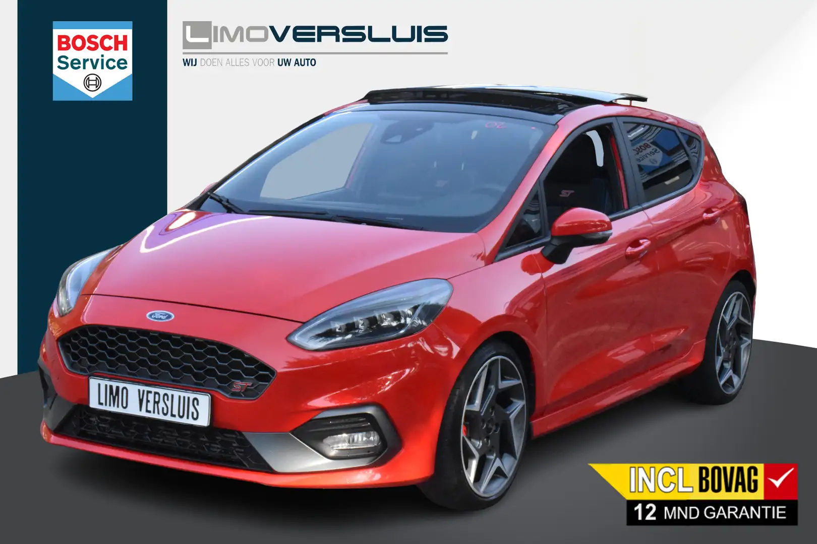 Ford Fiesta 1.5 EcoBoost ST-3 Schuifdak | Recaro-Seats | Stoel Rot - 1