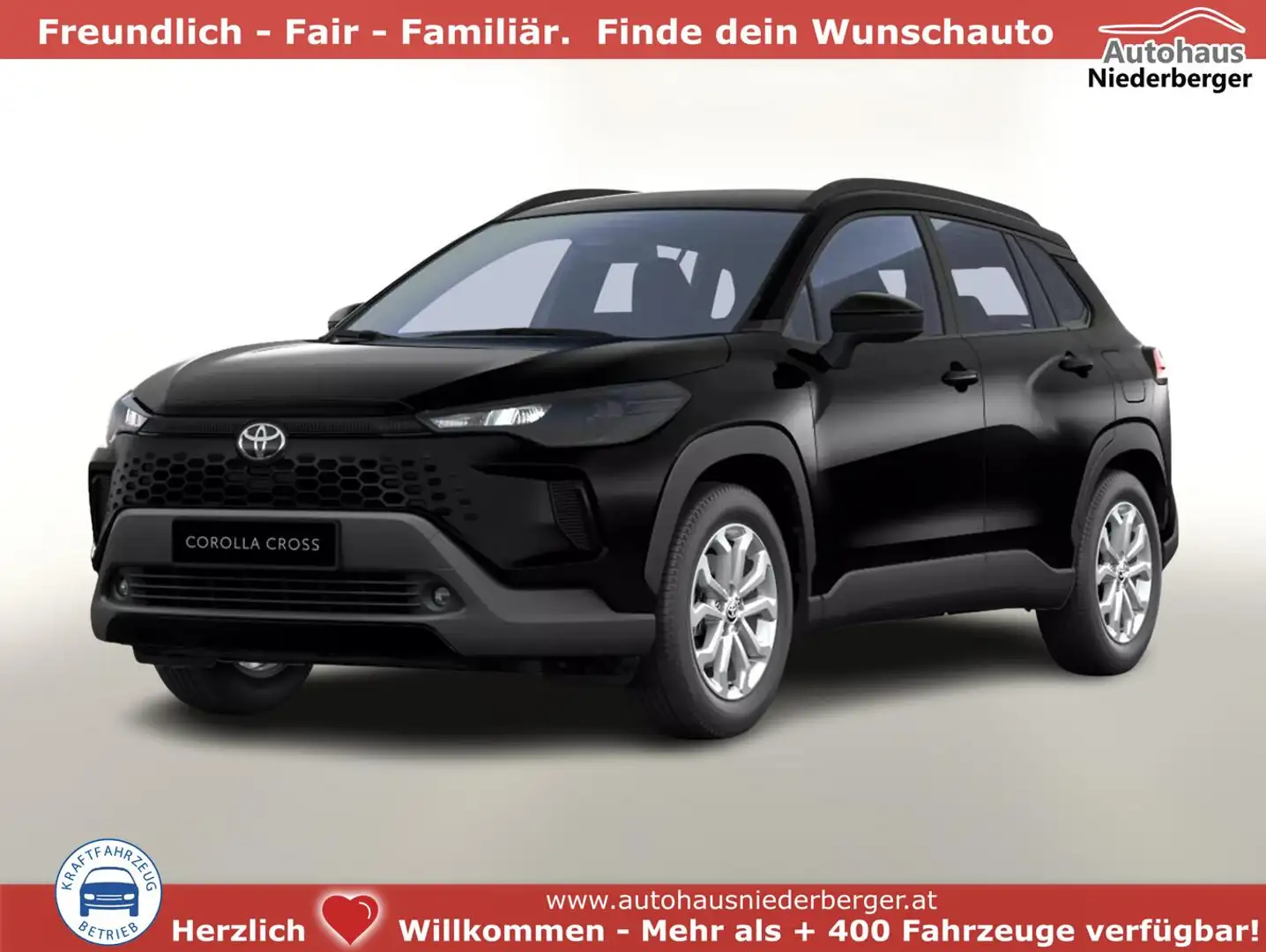 Toyota Corolla Cross NeuMod Nav SHZ 12.3"DigC WirelC 103 kW (140 PS)... Schwarz - 1