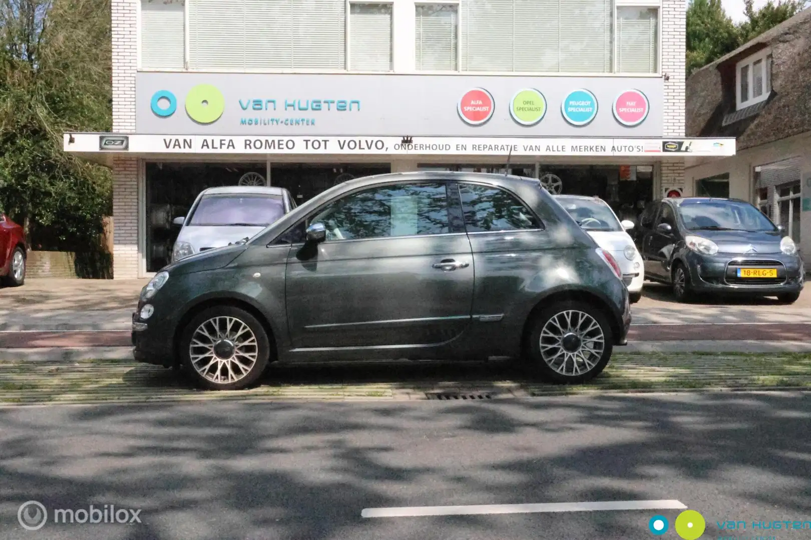 Fiat 500 0.9 TwinAir Lounge Grijs - 1