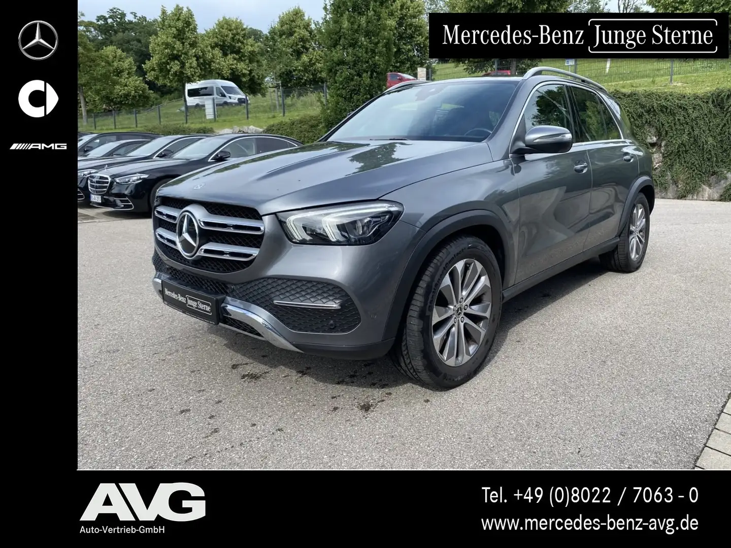Mercedes-Benz GLE 350 GLE 350 d 4M MBUX|MBEAM|AIRMATIC|360°|TOTW|20" Grey - 1