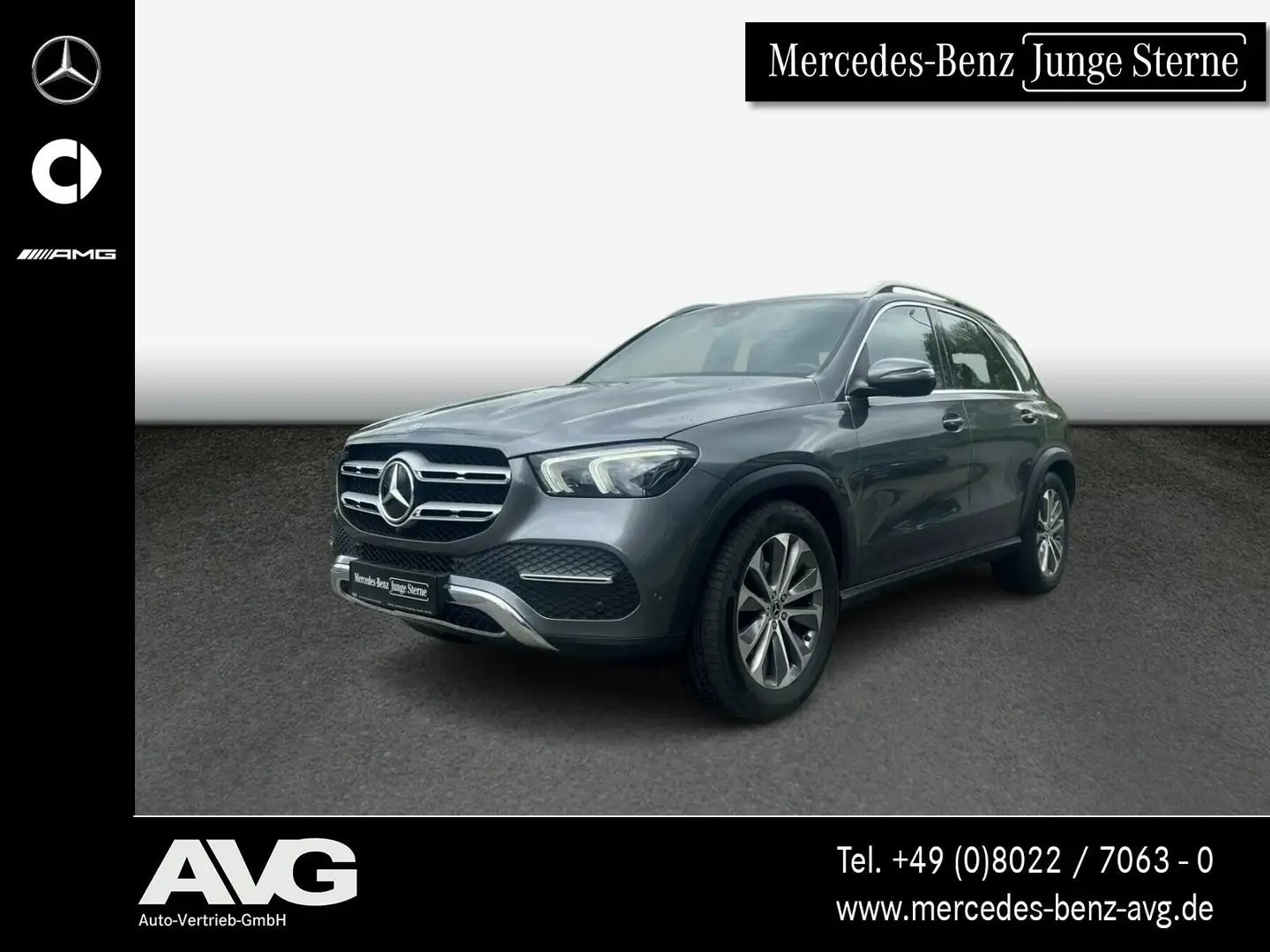 Mercedes-Benz GLE 350 GLE 350 d 4M MBUX|MBEAM|AIRMATIC|360°|TOTW|20" Grigio - 1
