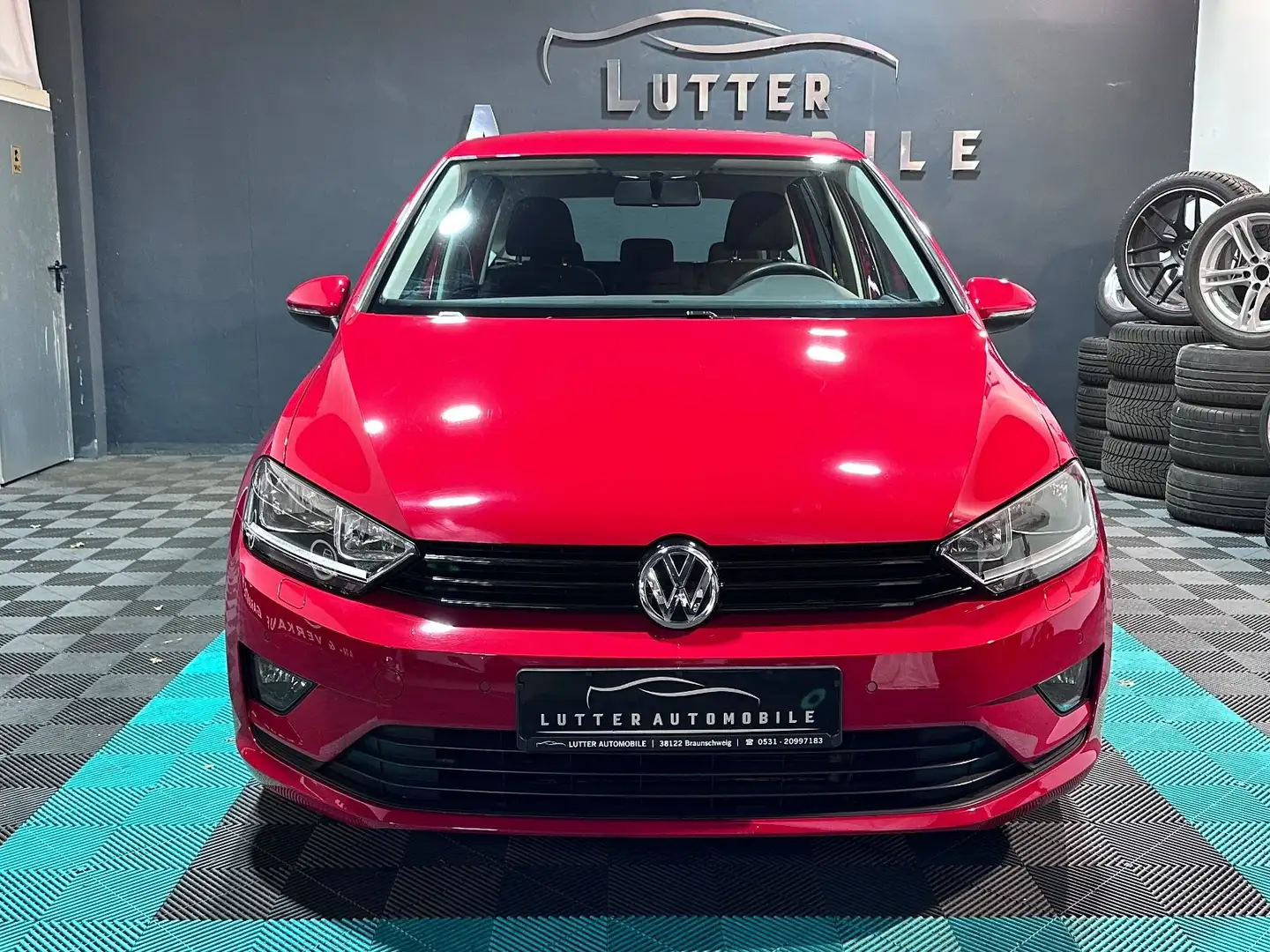 Volkswagen Golf Sportsvan VII BMT/*KLIMA*STT-HEIZUNG*PDC Rojo - 2