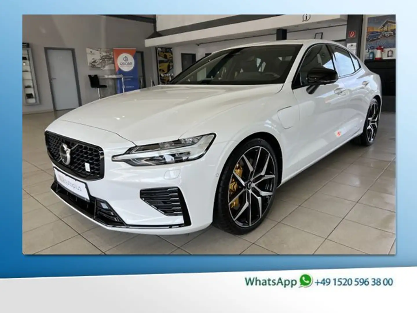 Volvo S60 T8 Polestar Engineered Recharge AWD B&W 360° Blanc - 1