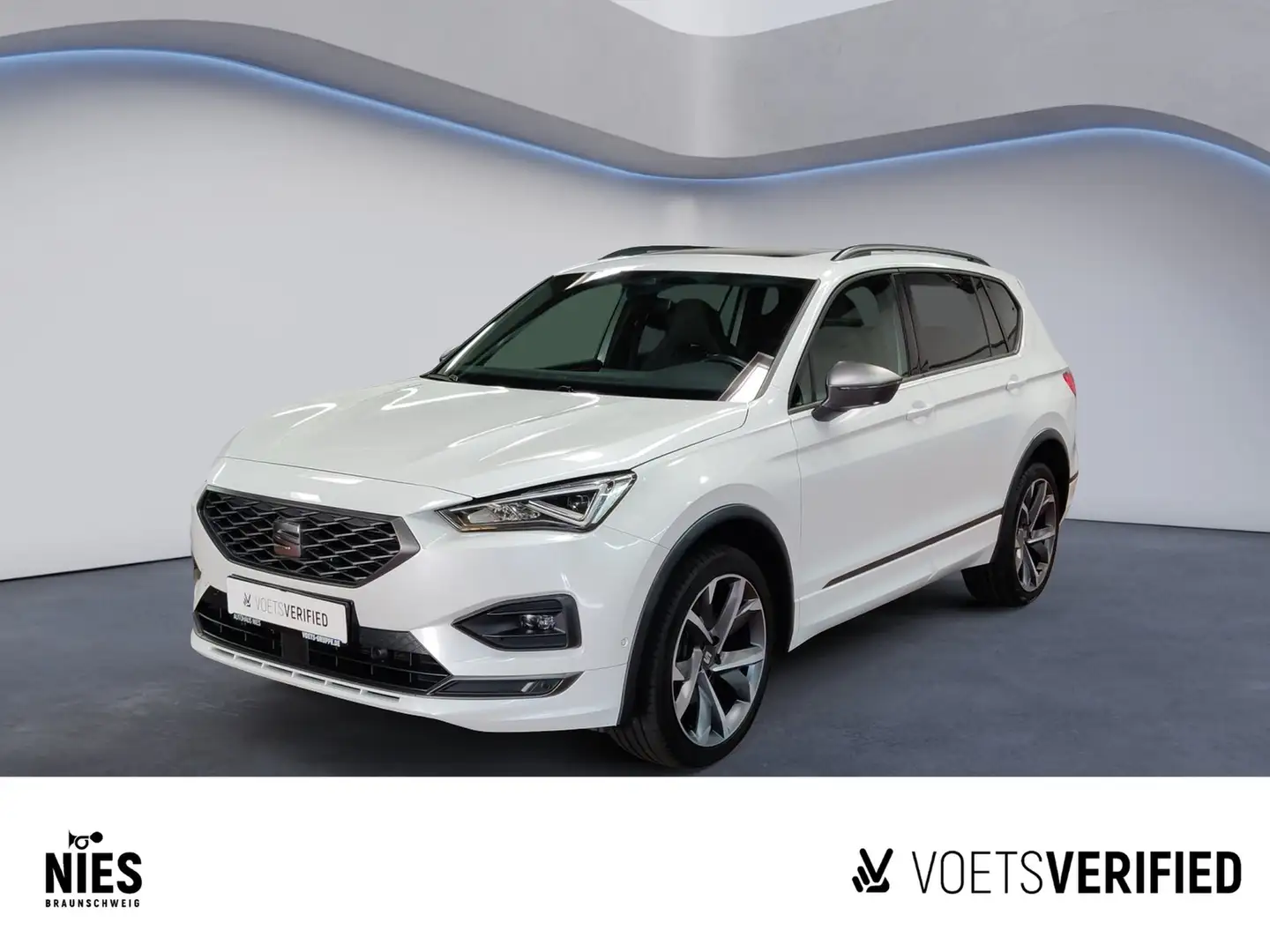 SEAT Tarraco FR 2.0 TDI 4Drive DSG PANO+AHK+LED Weiß - 1
