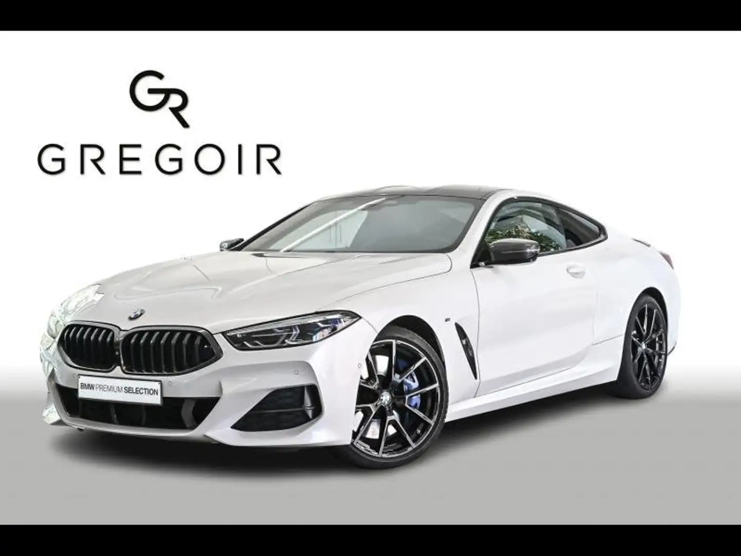 BMW 840 D Blanc - 1