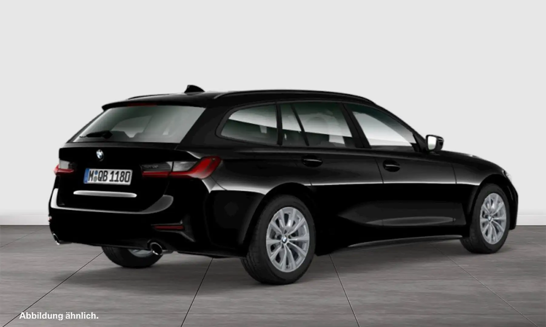 BMW 318 d ADVANTAGE+ACC+LASER+DA+AUT Zwart - 2