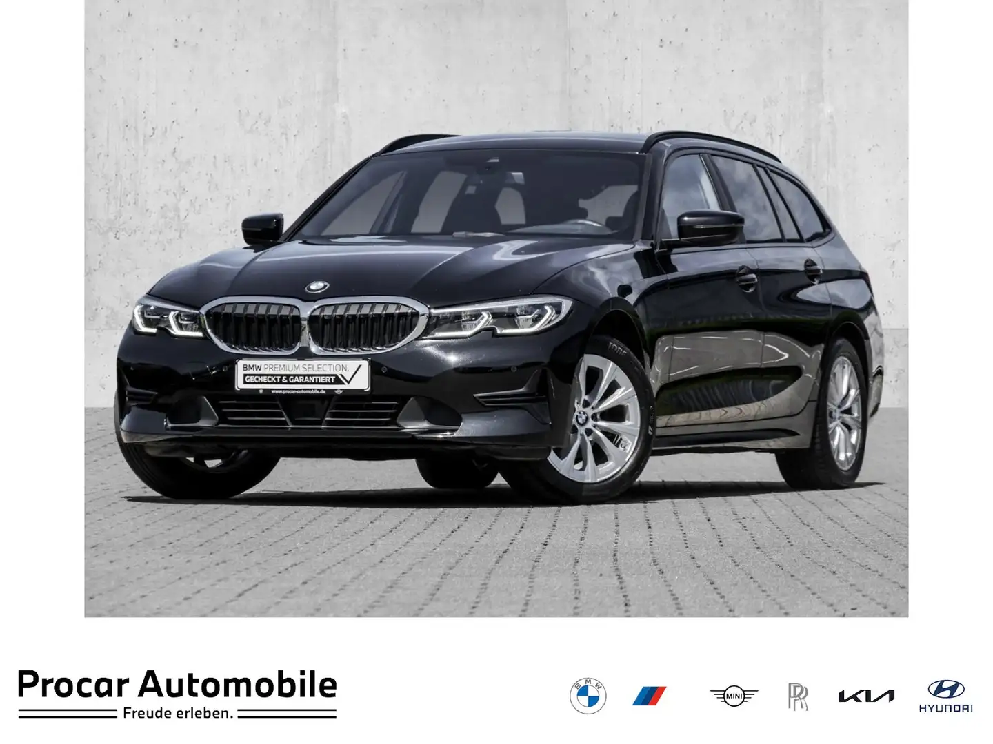 BMW 318 d ADVANTAGE+ACC+LASER+DA+AUT Noir - 1